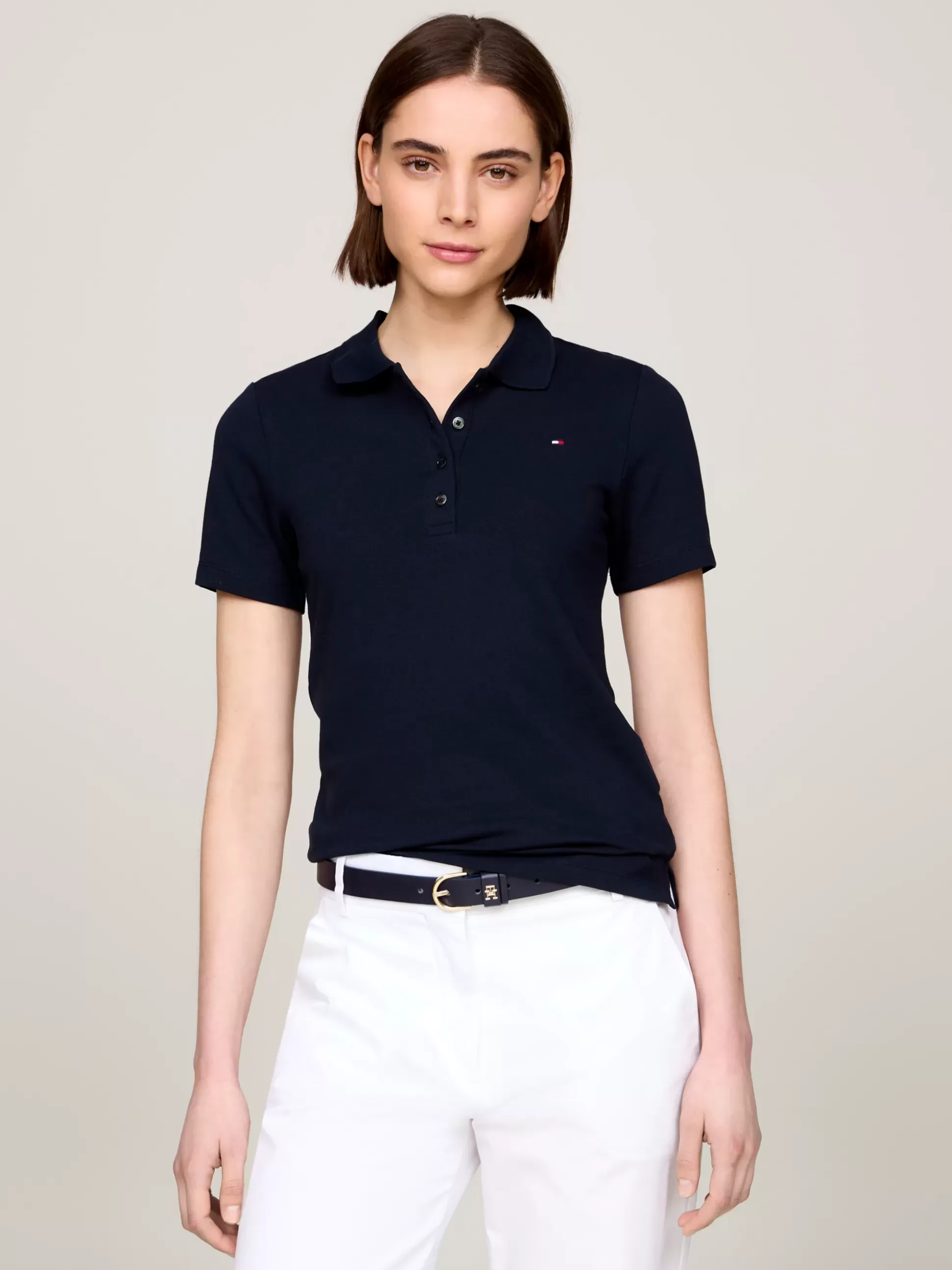 Tommy Hilfiger Koszulki Polo^Koszulka Polo O Wąskim Kroju