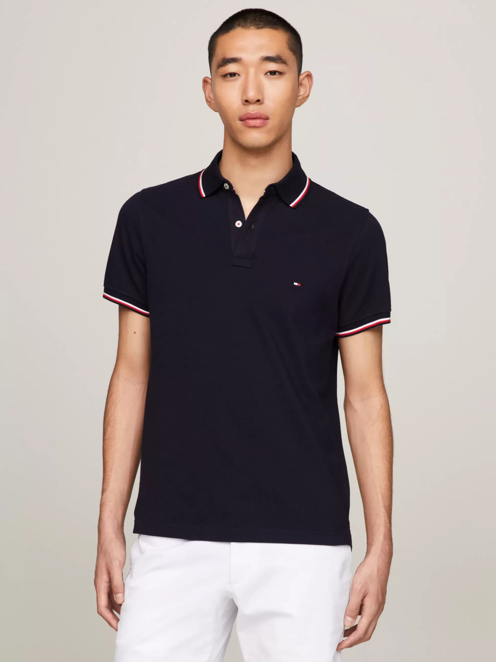 Tommy Hilfiger Koszulki Polo^Koszulka Polo O Wąskim Kroju