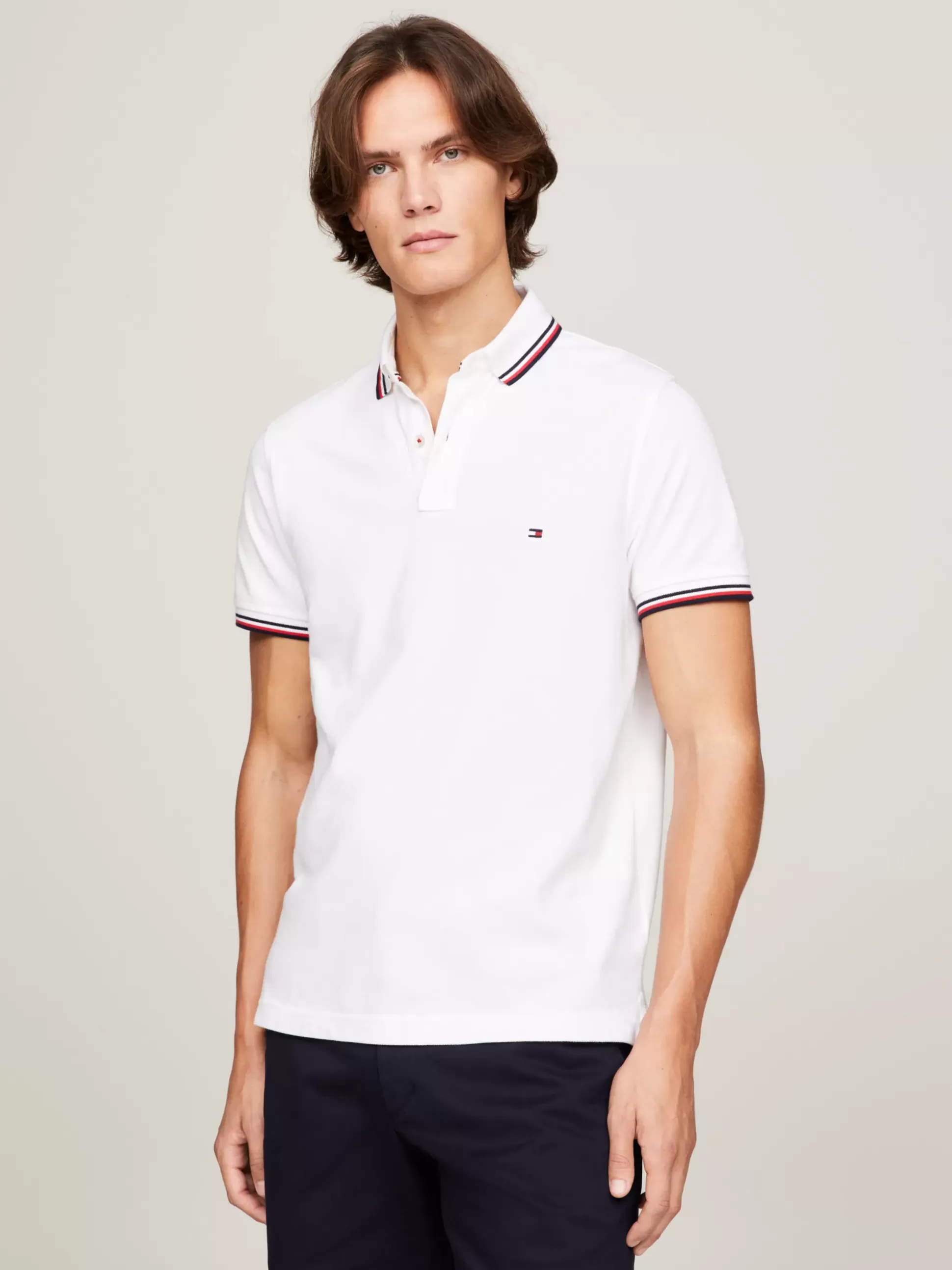 Tommy Hilfiger Koszulki Polo^Koszulka Polo O Wąskim Kroju