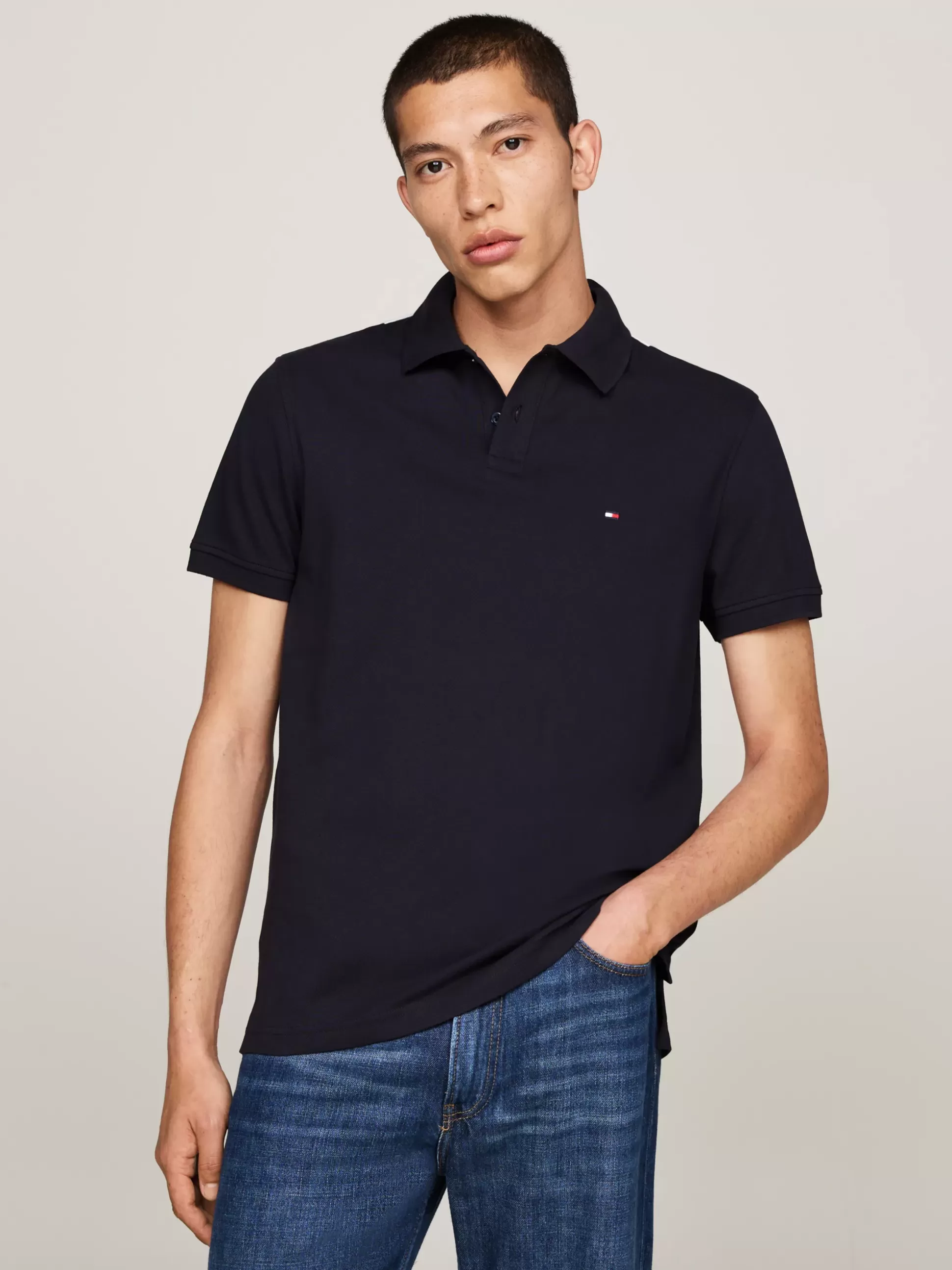 Tommy Hilfiger Koszulki Polo^Koszulka Polo Z Blokami Kolorów Z Tyłu