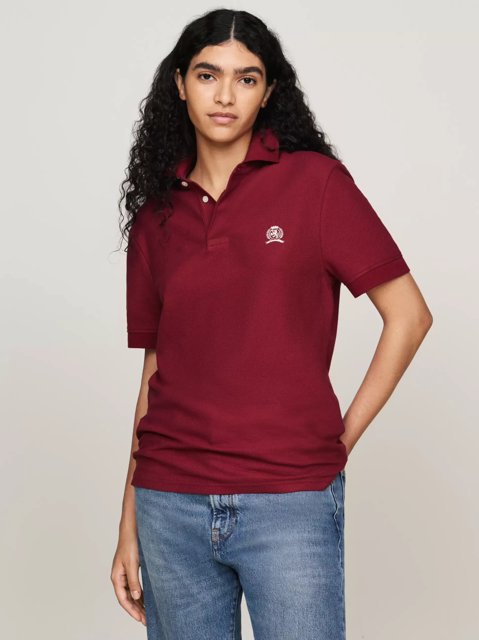 Tommy Hilfiger Koszulki Polo^Koszulka Polo Z Haftowanym Emblematem