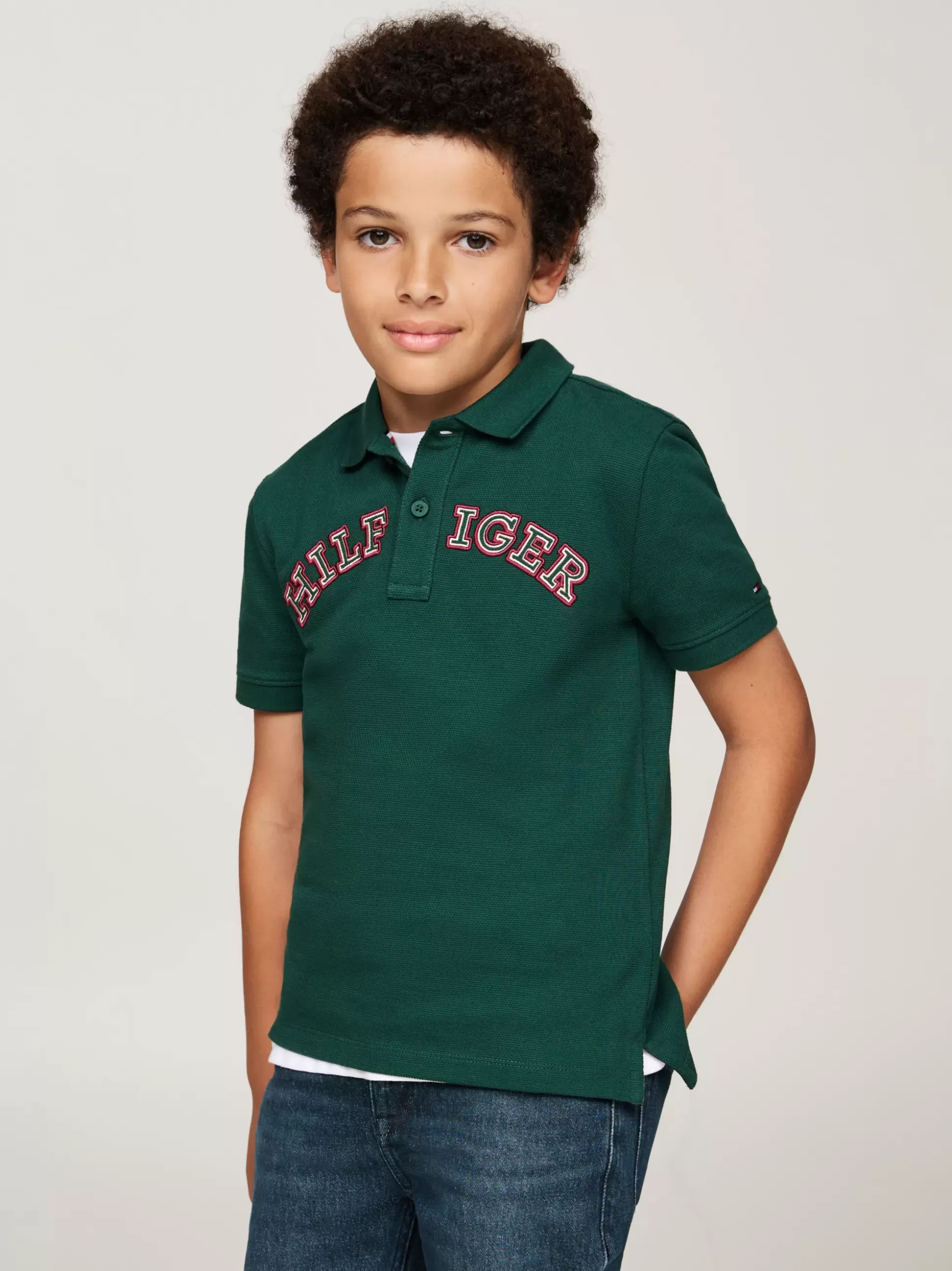 Dzieci Tommy Hilfiger T-Shirty I Koszulki Polo^Koszulka Polo Z Logo Hilfiger Monotype
