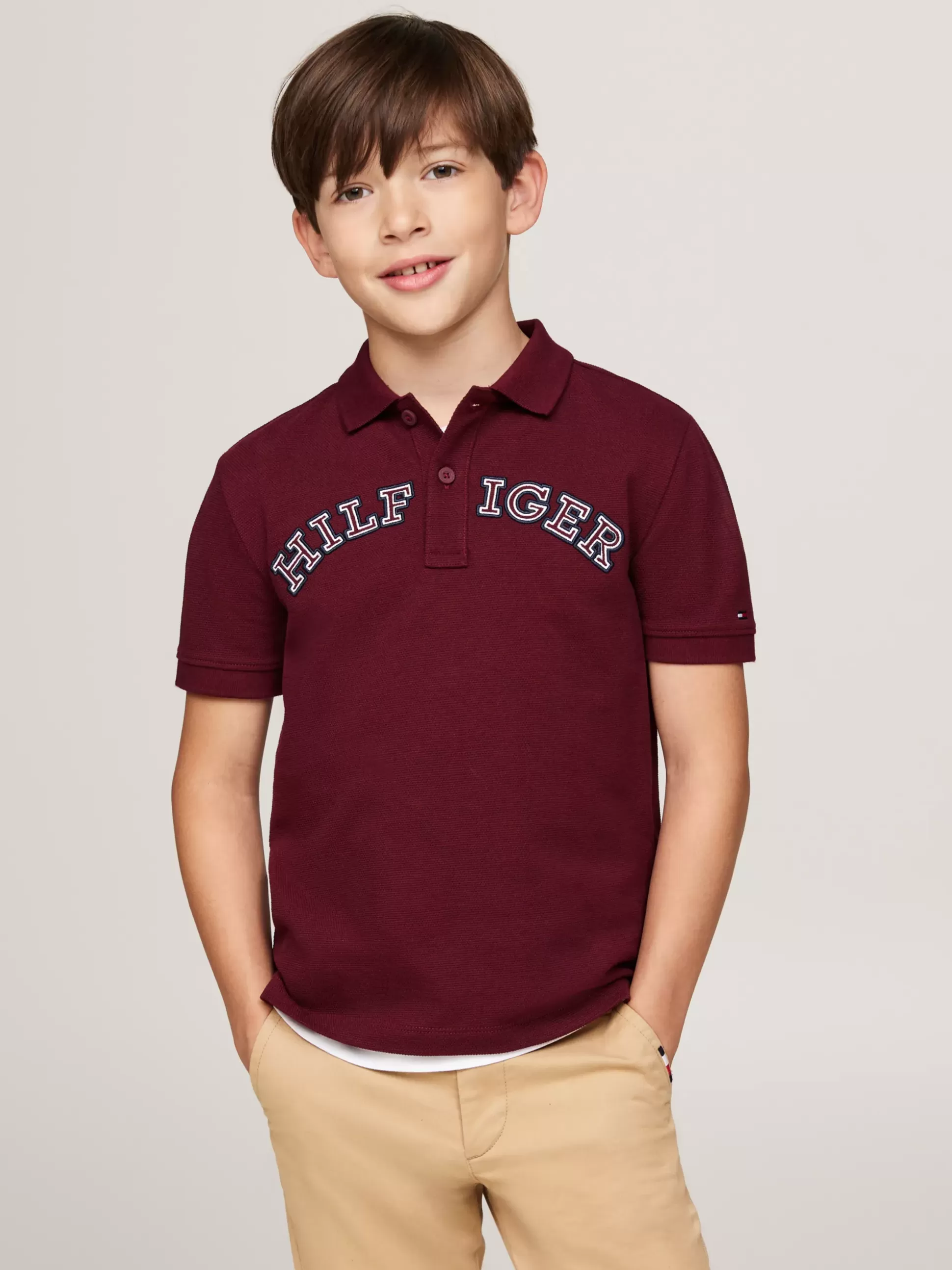 Dzieci Tommy Hilfiger T-Shirty I Koszulki Polo^Koszulka Polo Z Logo Hilfiger Monotype
