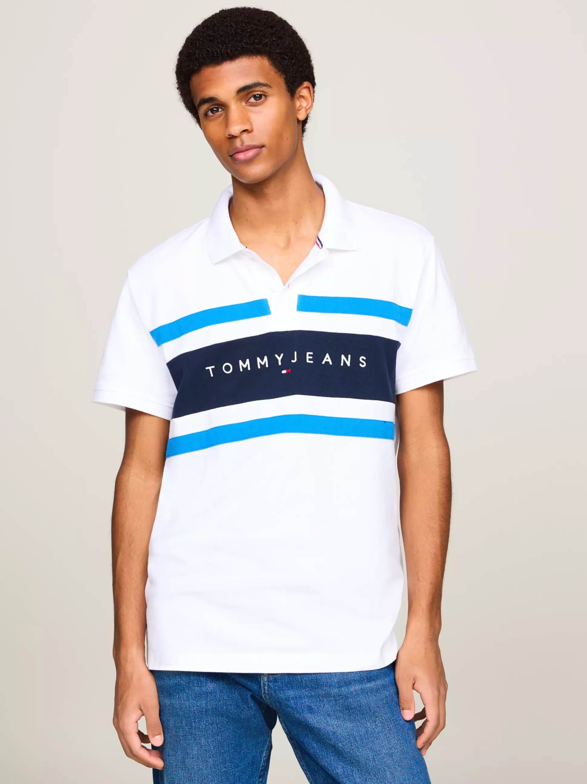 Tommy Hilfiger Koszulki Polo^Koszulka Polo Z Logo I Blokami Kolorów