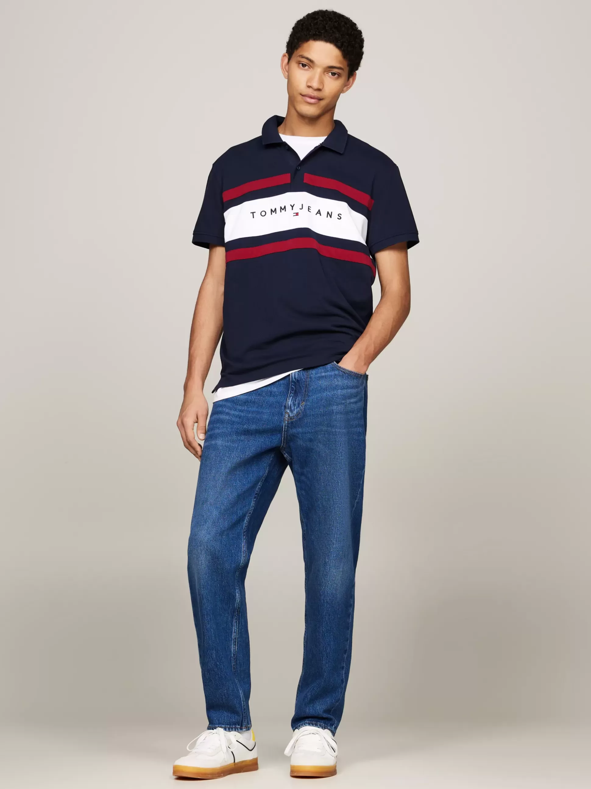 Tommy Hilfiger Koszulki Polo^Koszulka Polo Z Logo I Blokami Kolorów