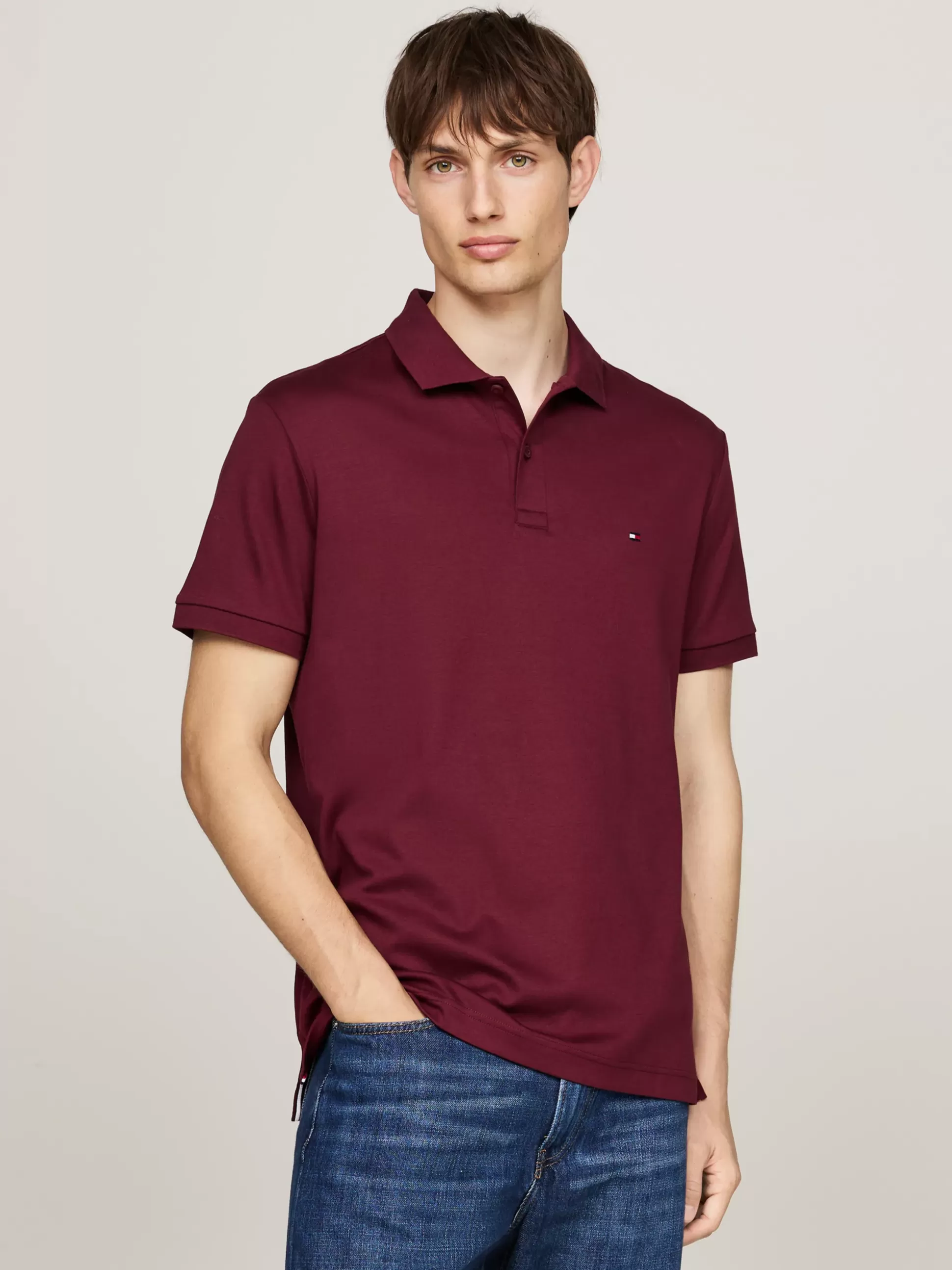 Tommy Hilfiger Koszulki Polo^Koszulka Polo Z Wyszywanym Logo