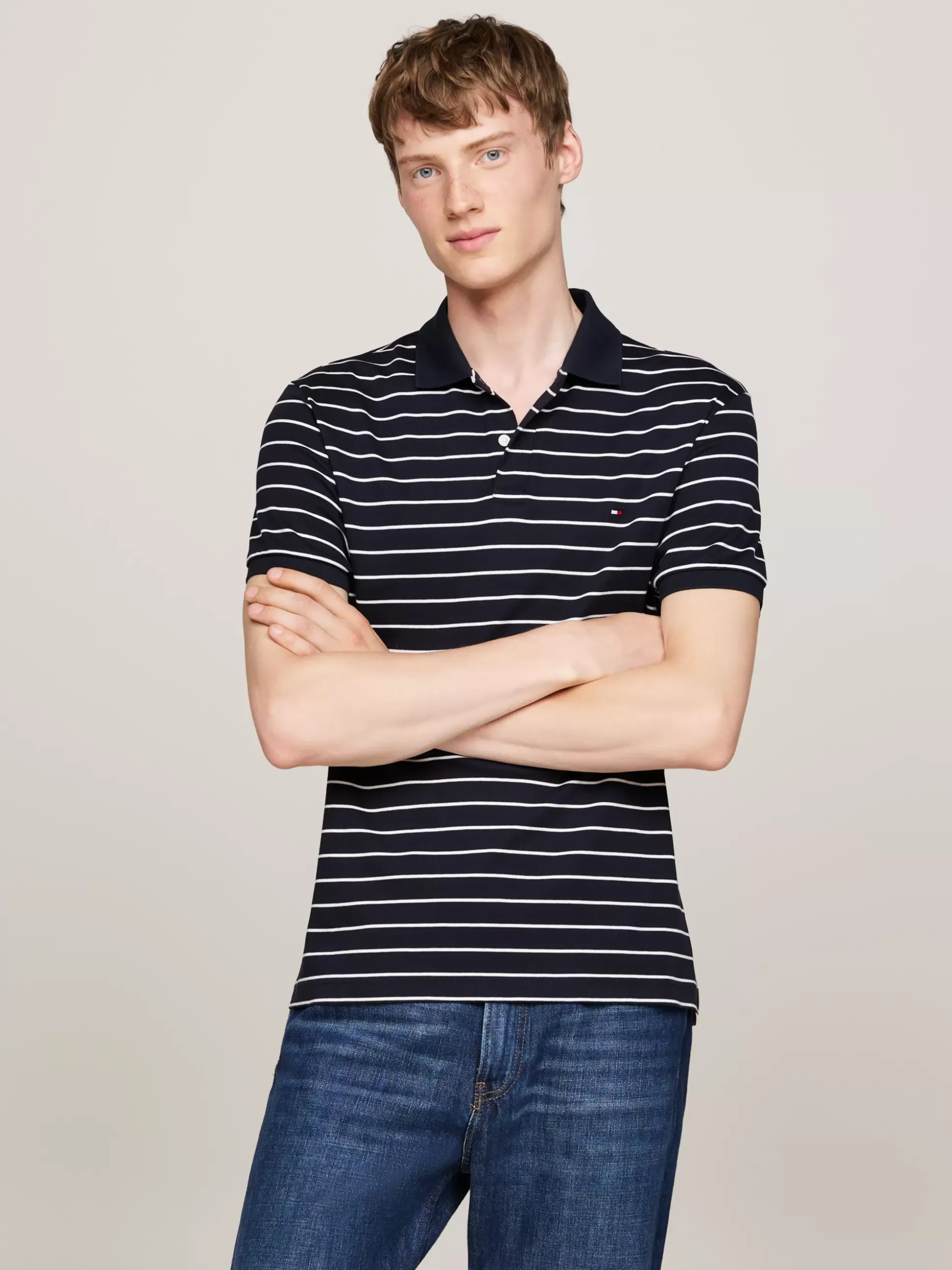 Tommy Hilfiger Koszulki Polo^Koszulka Polo Z Wyszywanym Logo