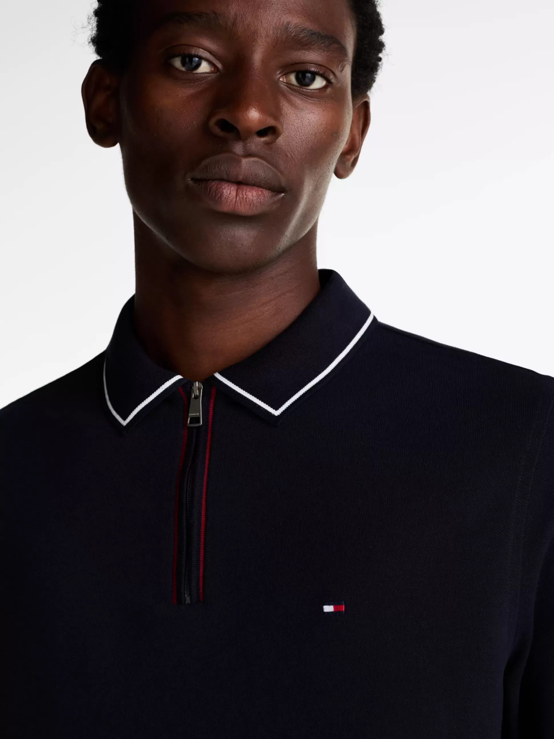 Tommy Hilfiger Koszulki Polo^Koszulka Polo Z Zapięciem Na Zamek