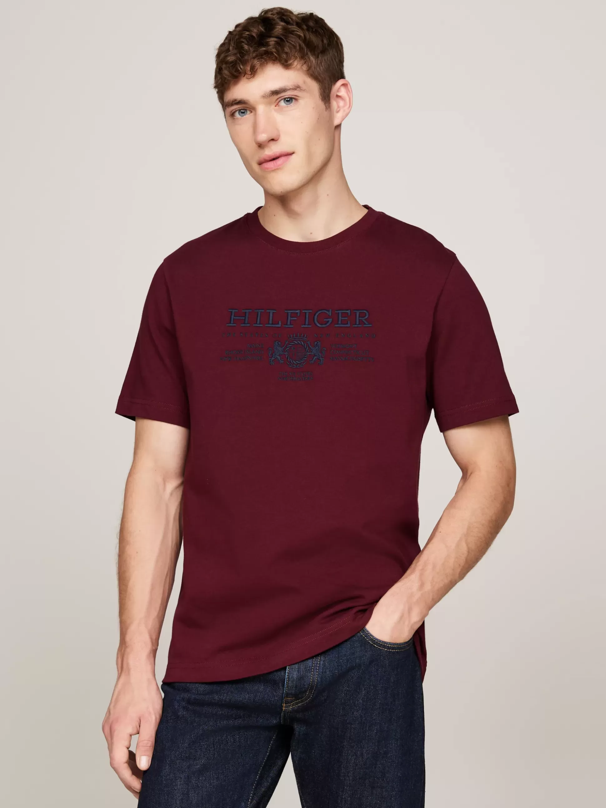 Tommy Hilfiger T-Shirty^Koszulka Z Haftowanym Emblematem