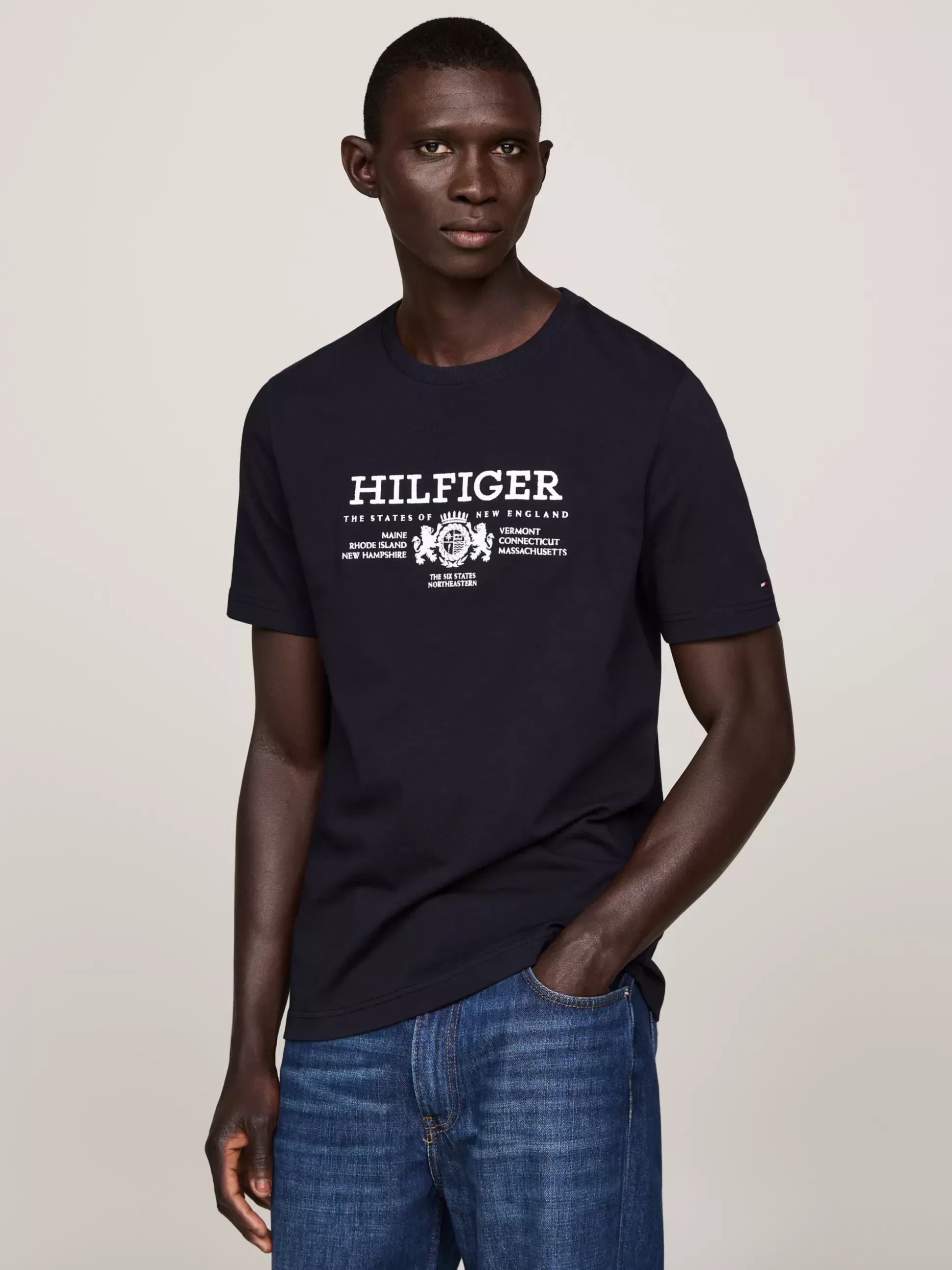 Tommy Hilfiger T-Shirty^Koszulka Z Haftowanym Emblematem