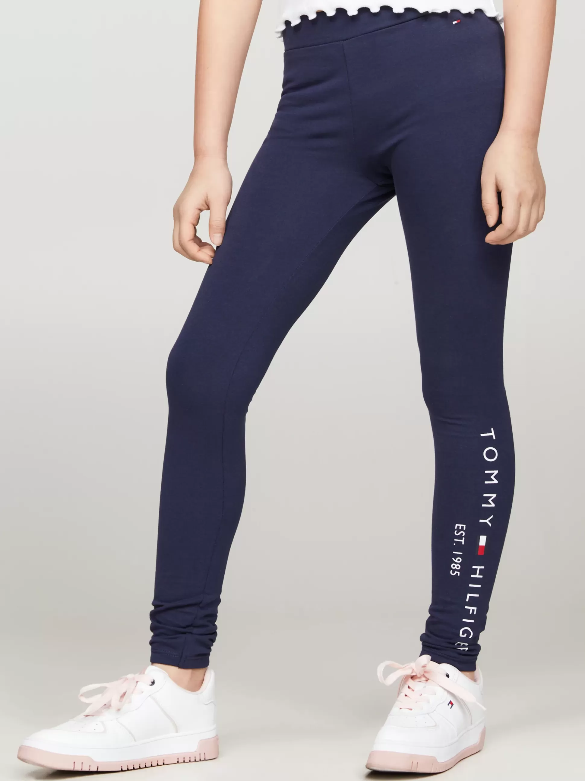 Dzieci Tommy Hilfiger Spodnie, Szorty I Spódnice^Legginsy Essential Z Logo