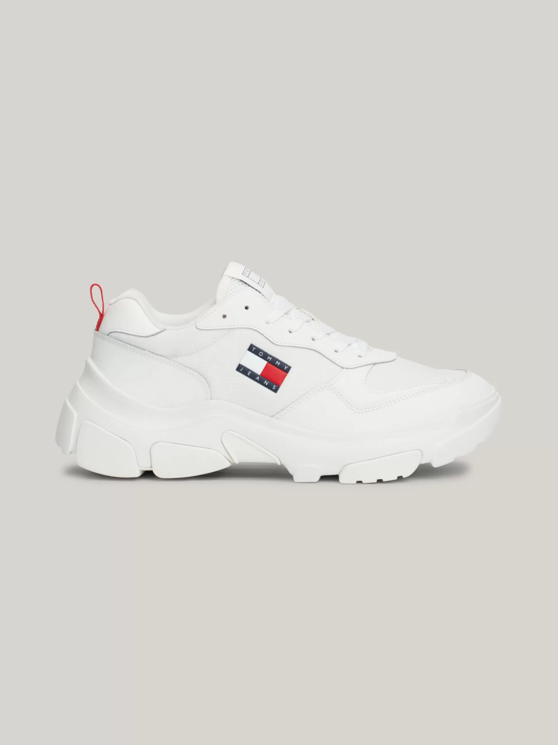 Tommy Hilfiger Sneakersy^Lekkie Skórzane Buty Na Grubej Podeszwie