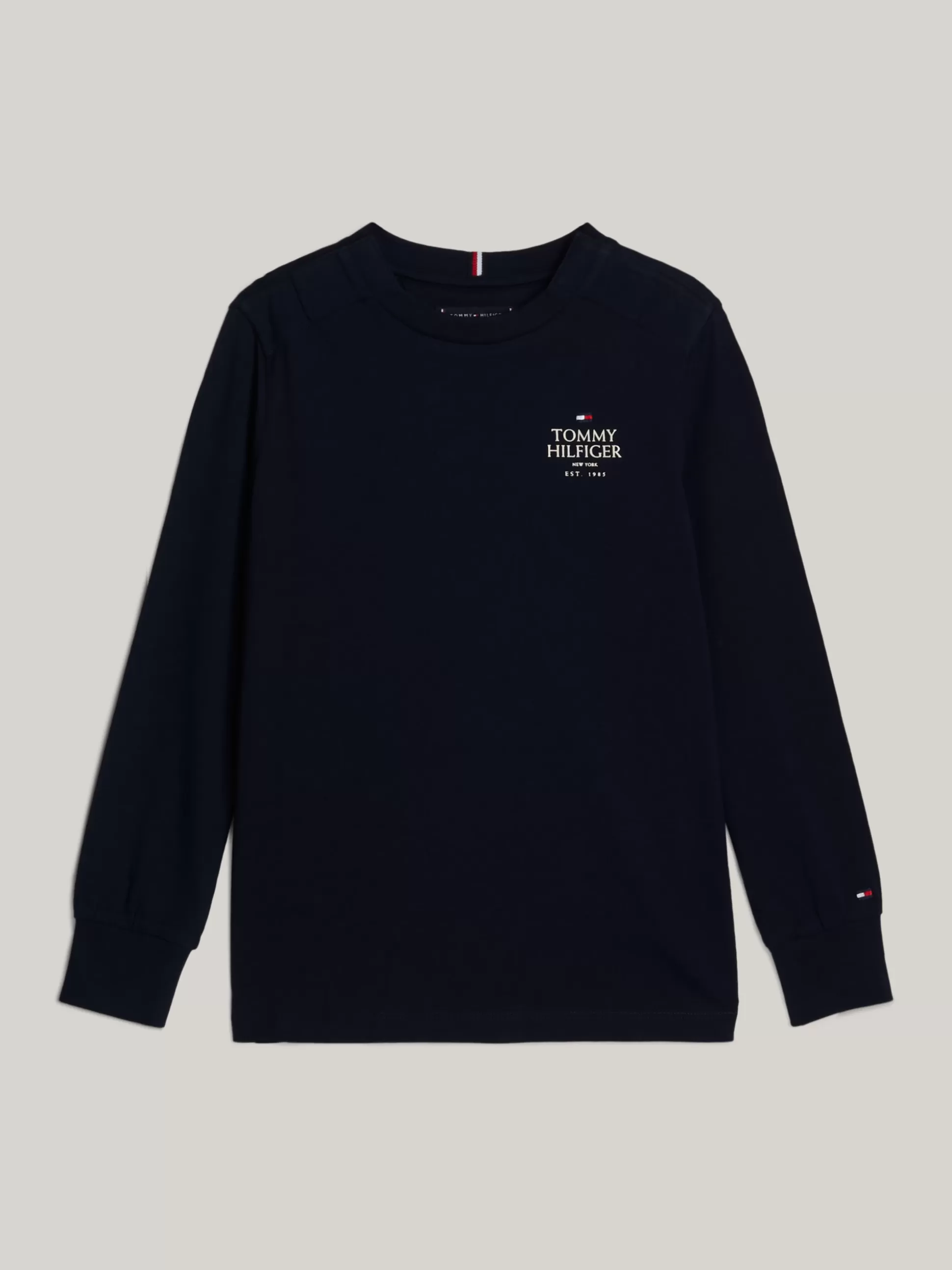 Dzieci Tommy Hilfiger T-Shirty I Koszulki Polo^Longsleeve Adaptive Z Wyhaftowanym Logo