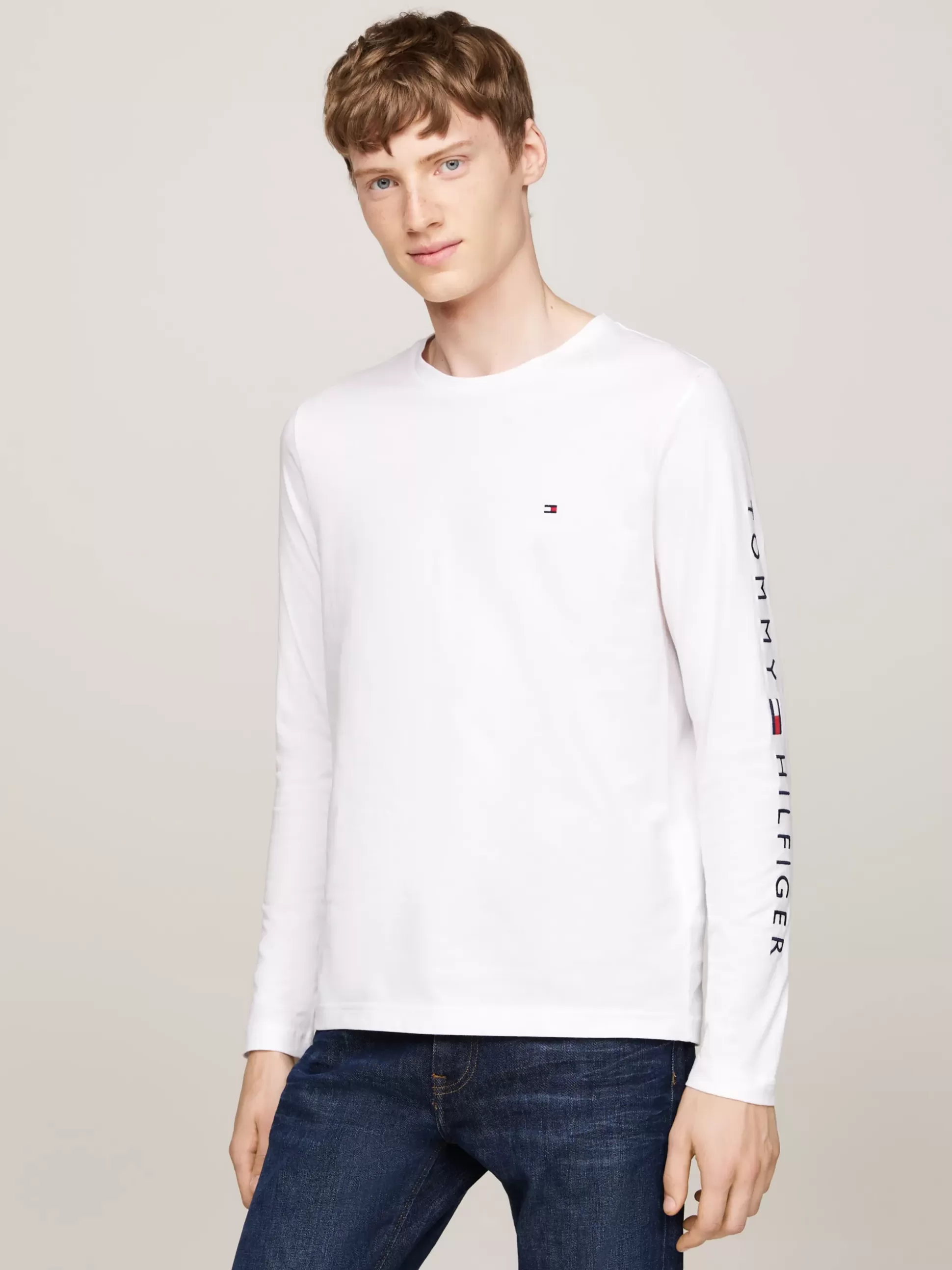 Tommy Hilfiger T-Shirty^Longsleeve O Wąskim Kroju Z Logo