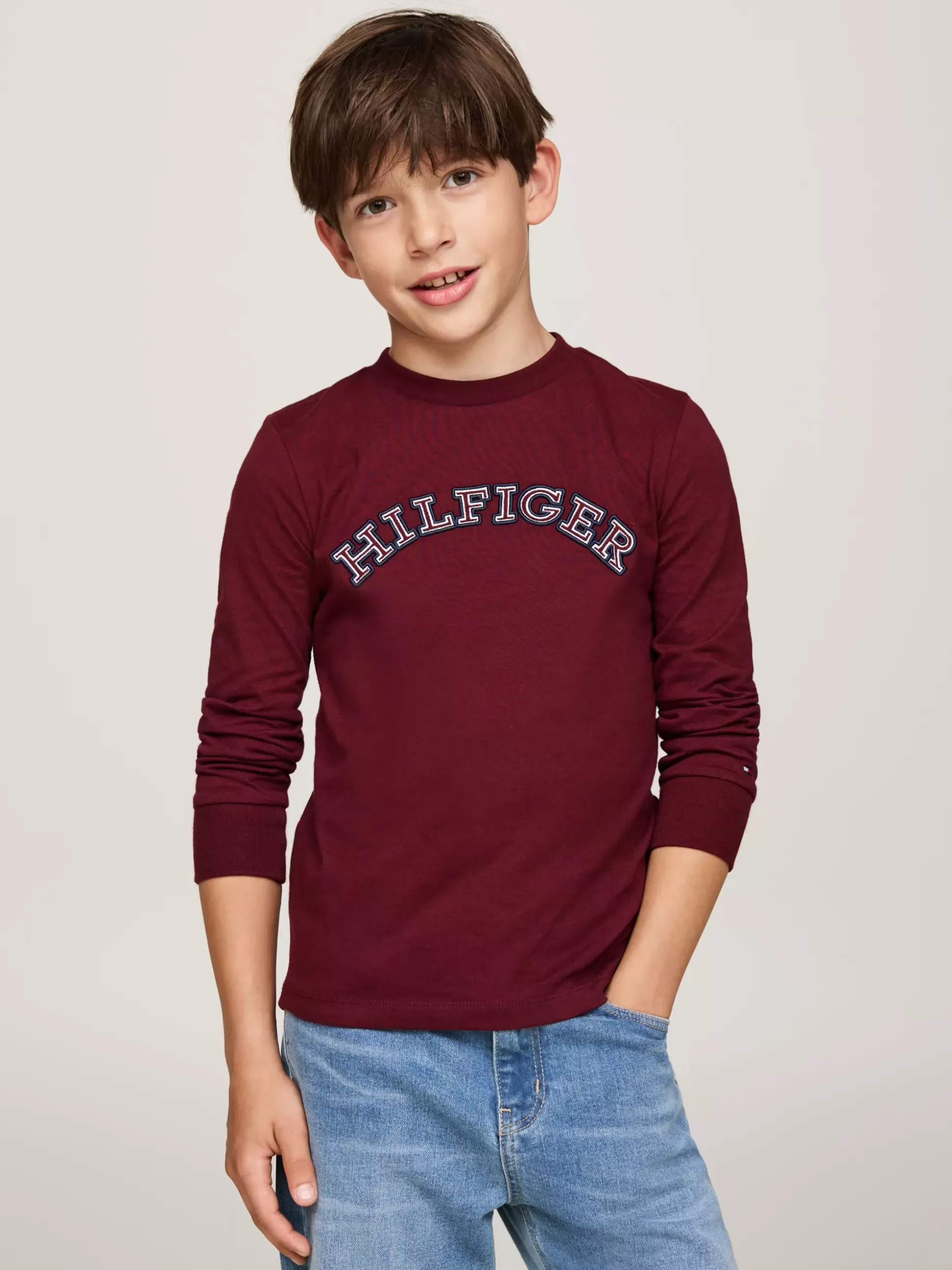Dzieci Tommy Hilfiger T-Shirty I Koszulki Polo^Longsleeve Z Logo Hilfiger Monotype