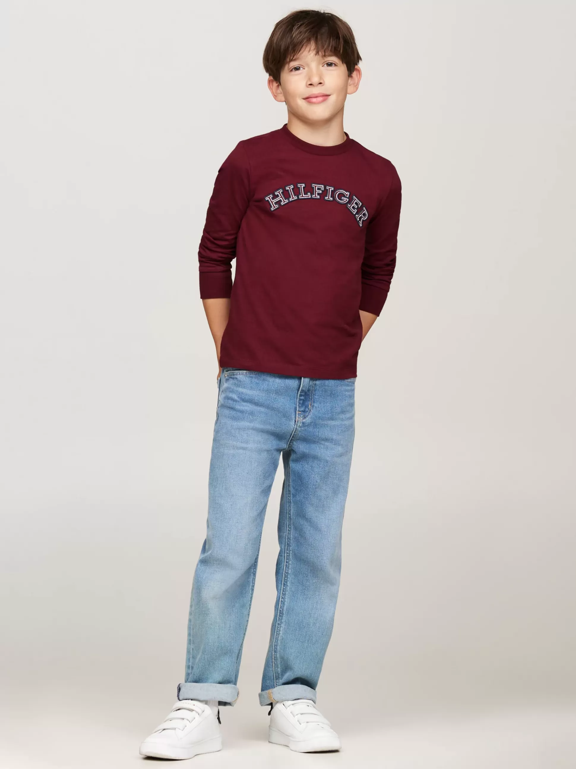 Dzieci Tommy Hilfiger T-Shirty I Koszulki Polo^Longsleeve Z Logo Hilfiger Monotype