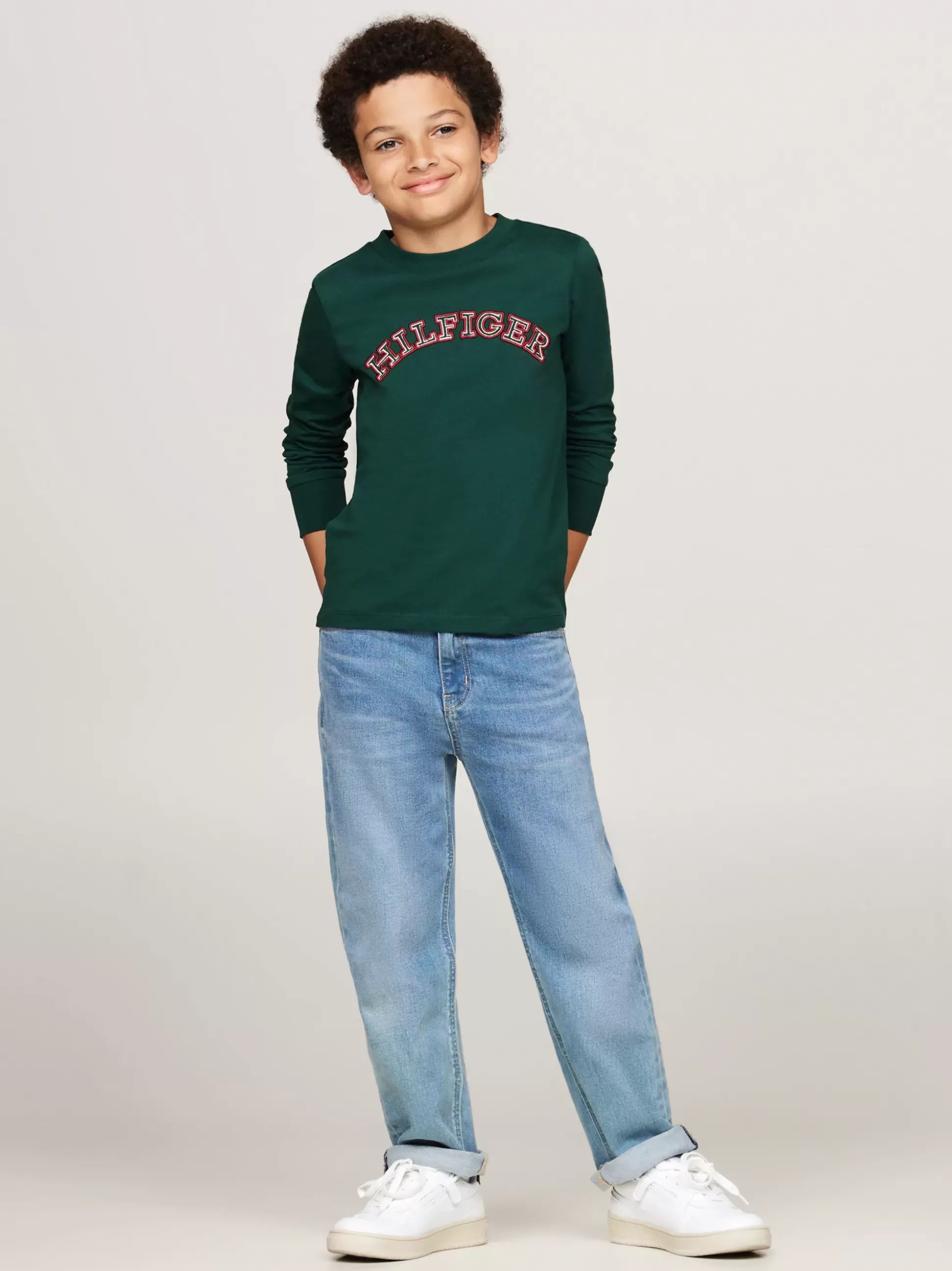 Dzieci Tommy Hilfiger T-Shirty I Koszulki Polo^Longsleeve Z Logo Hilfiger Monotype
