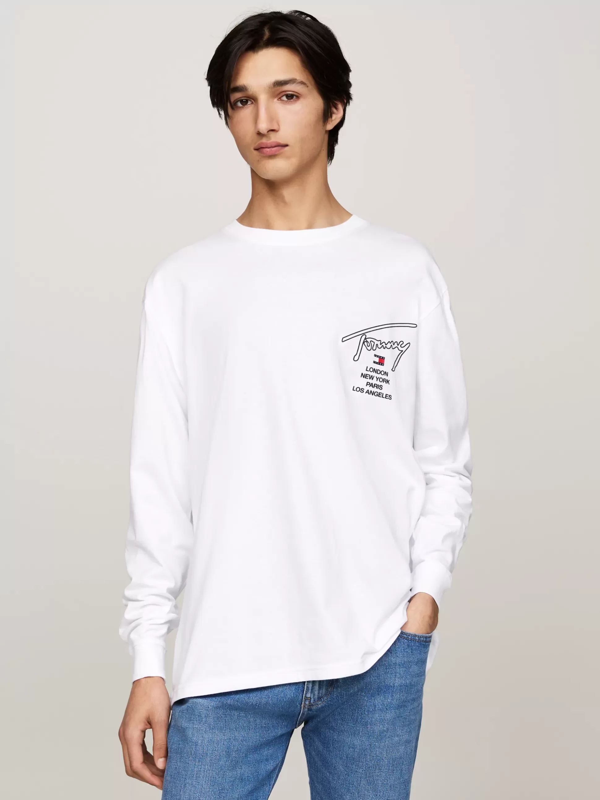 Tommy Hilfiger T-Shirty^Longsleeve Z Logo Z Podpisem