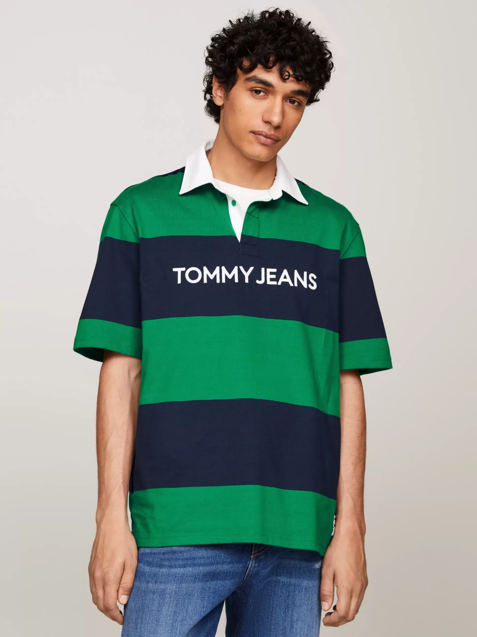 Tommy Hilfiger Koszulki Polo^Luźna Koszulka Polo W Paski Rugby