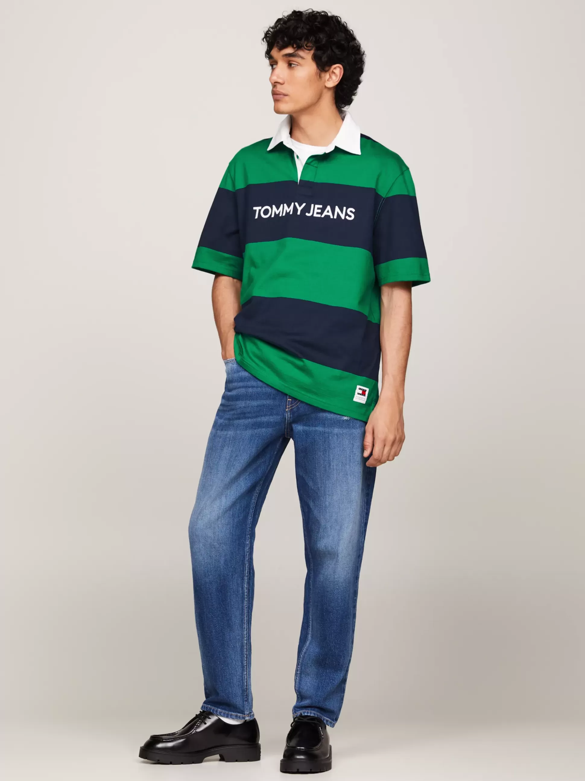 Tommy Hilfiger Koszulki Polo^Luźna Koszulka Polo W Paski Rugby