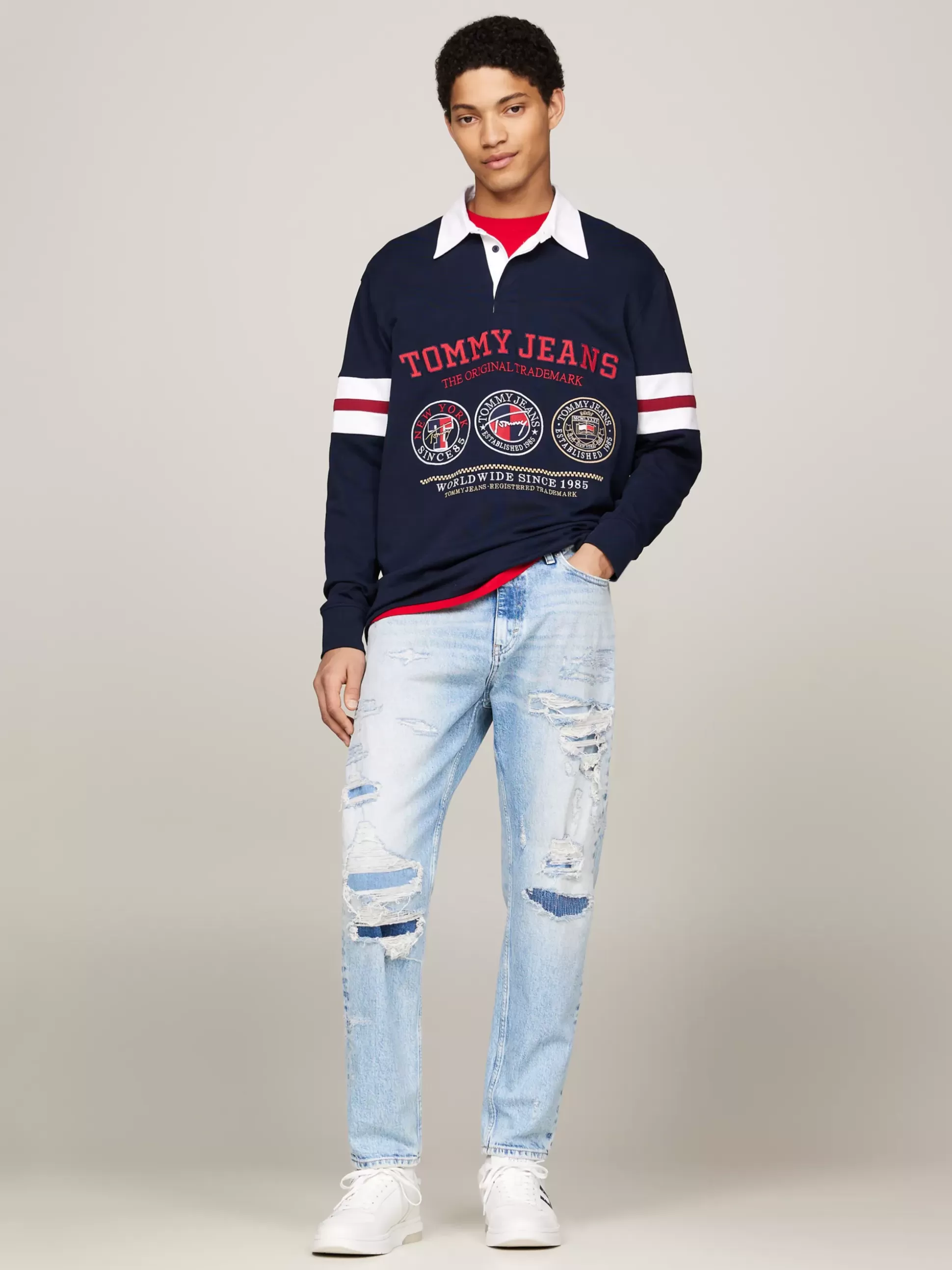 Tommy Hilfiger Jeansy^Luźne Jeansy Isaac Z Efektem Znoszenia