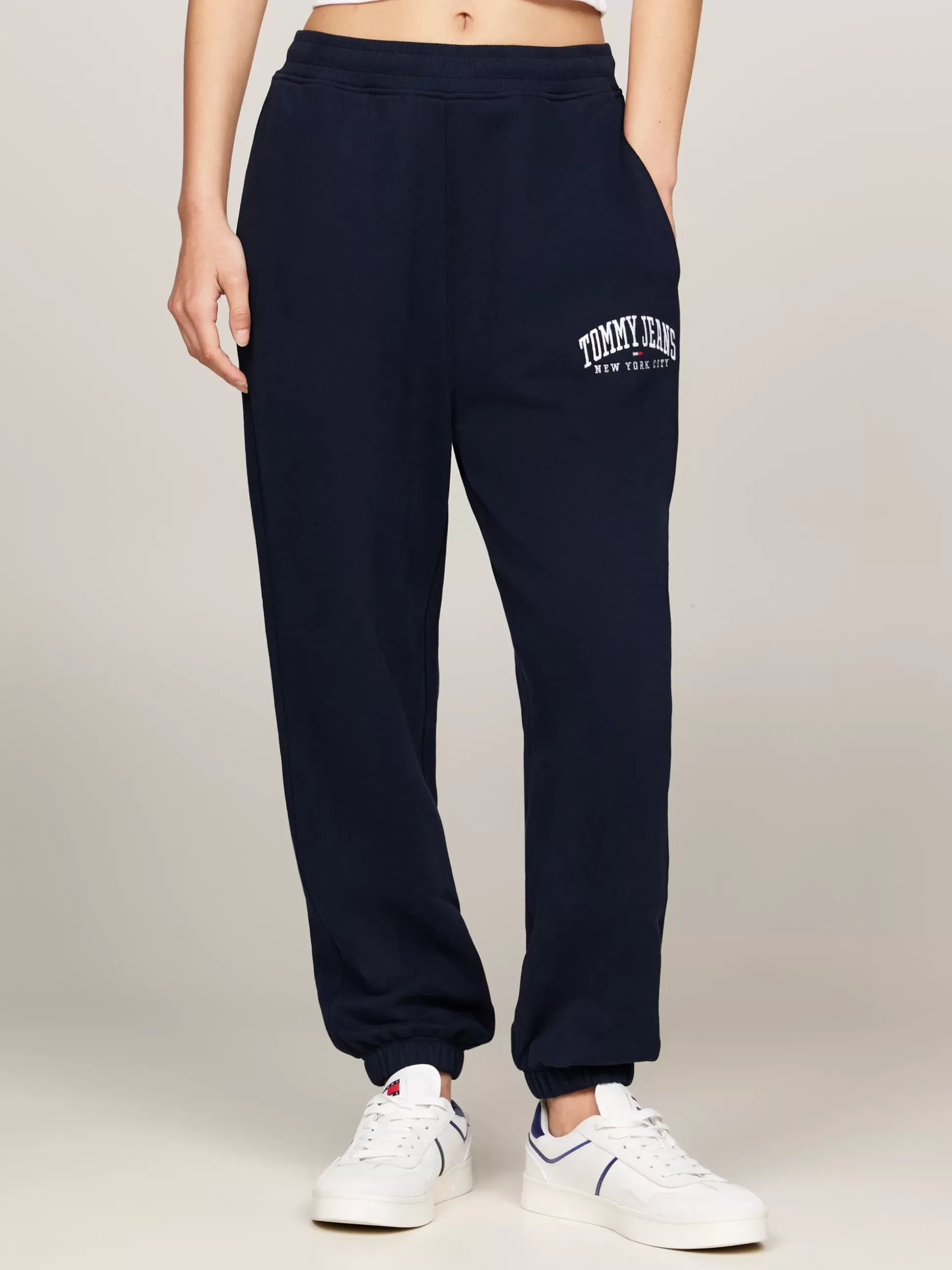 Tommy Hilfiger Spodnie^Luźne Joggery Z Logo W Stylu Varisty