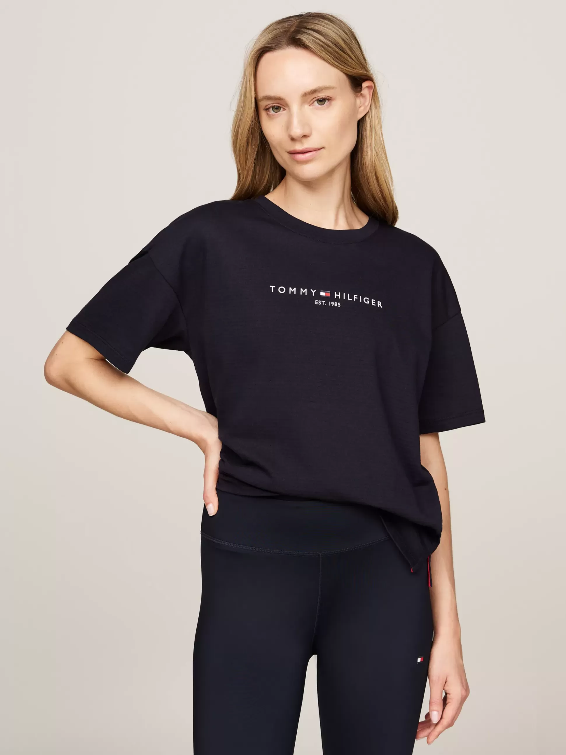 Tommy Hilfiger T-Shirty^Luźny Sportowy T-shirt TH Cool