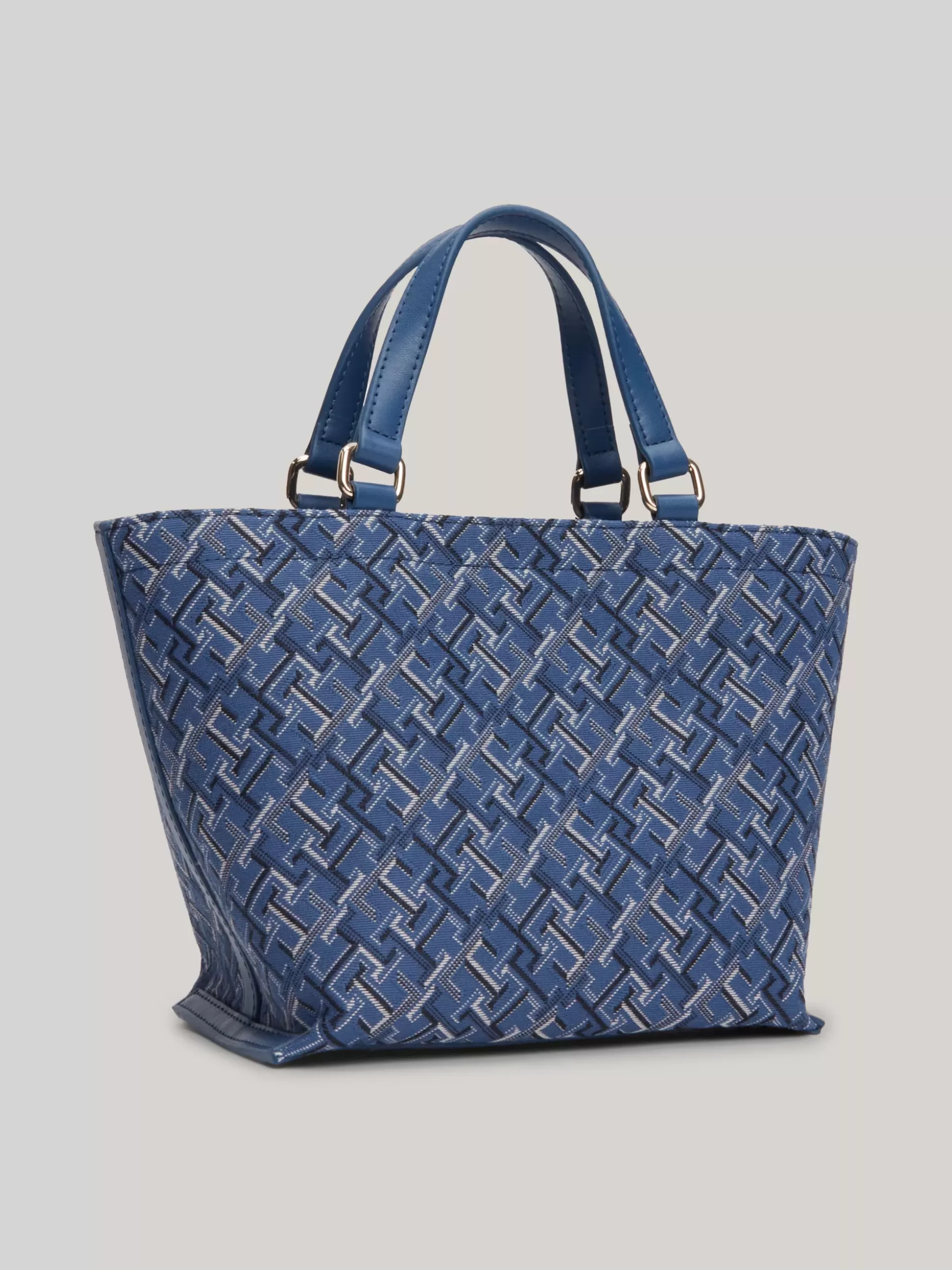 Tommy Hilfiger Torebki Tote^Mała Torba Typu Tote Z żakardowego Płótna