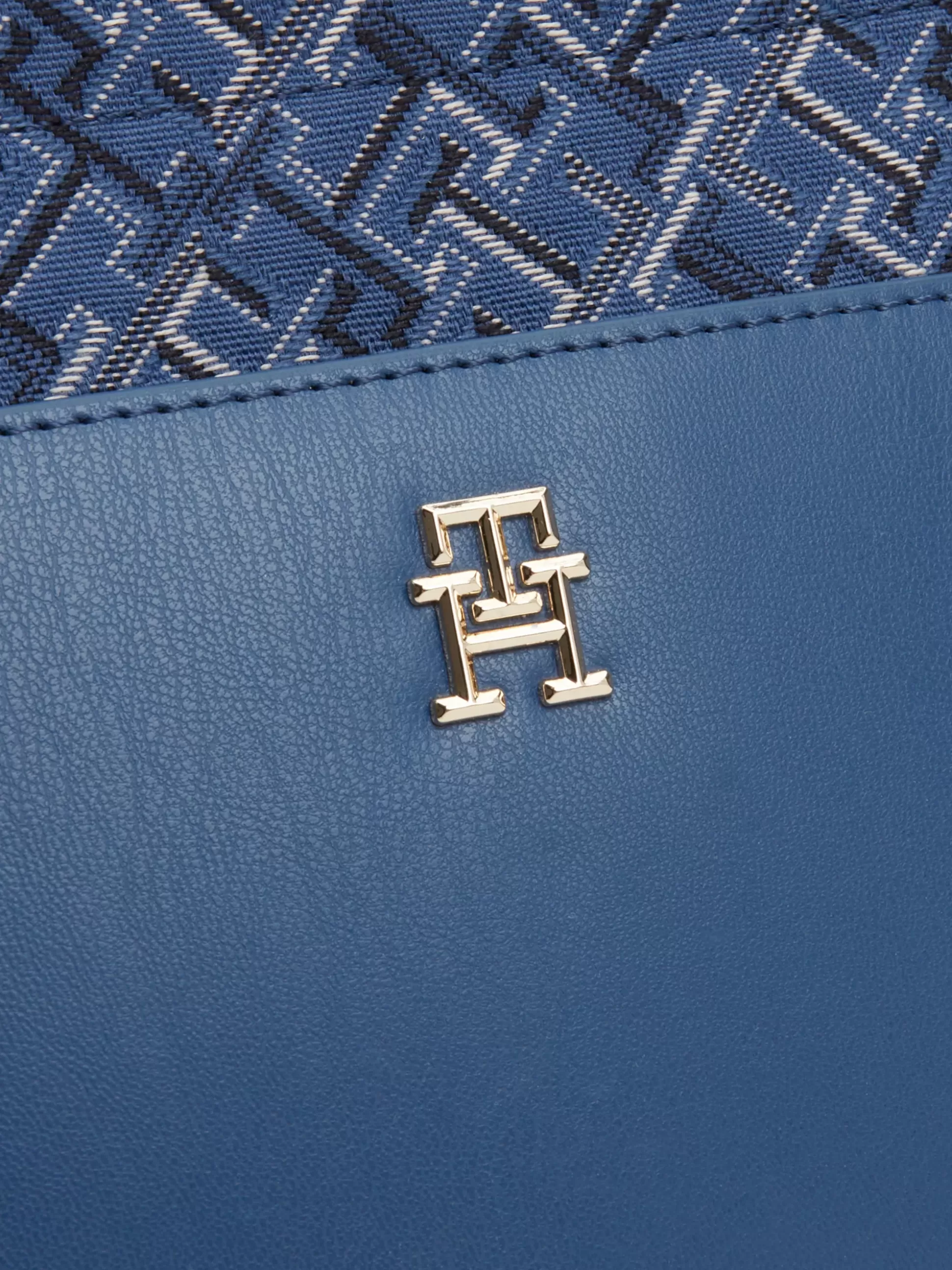 Tommy Hilfiger Torebki Tote^Mała Torba Typu Tote Z żakardowego Płótna