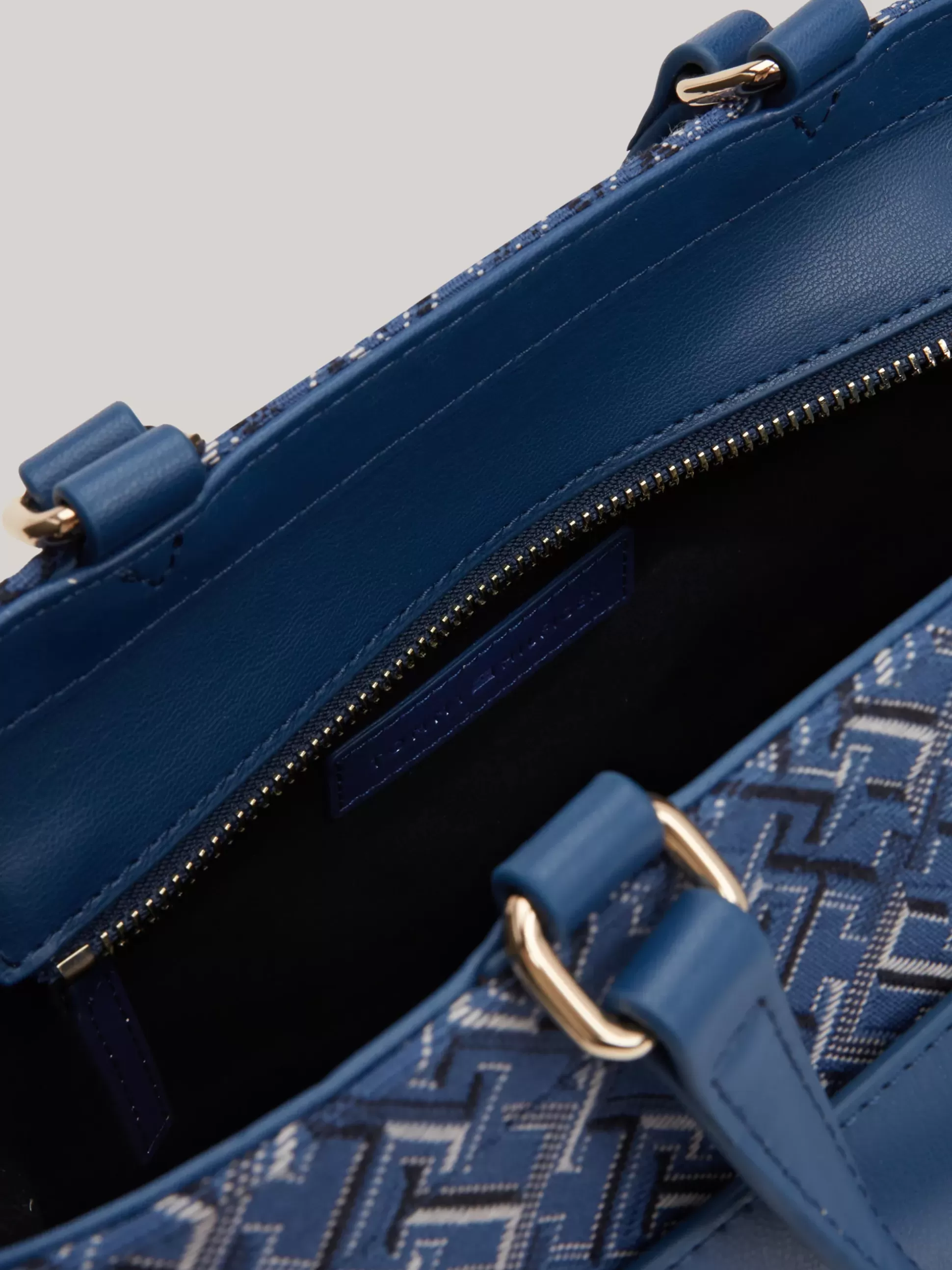 Tommy Hilfiger Torebki Tote^Mała Torba Typu Tote Z żakardowego Płótna