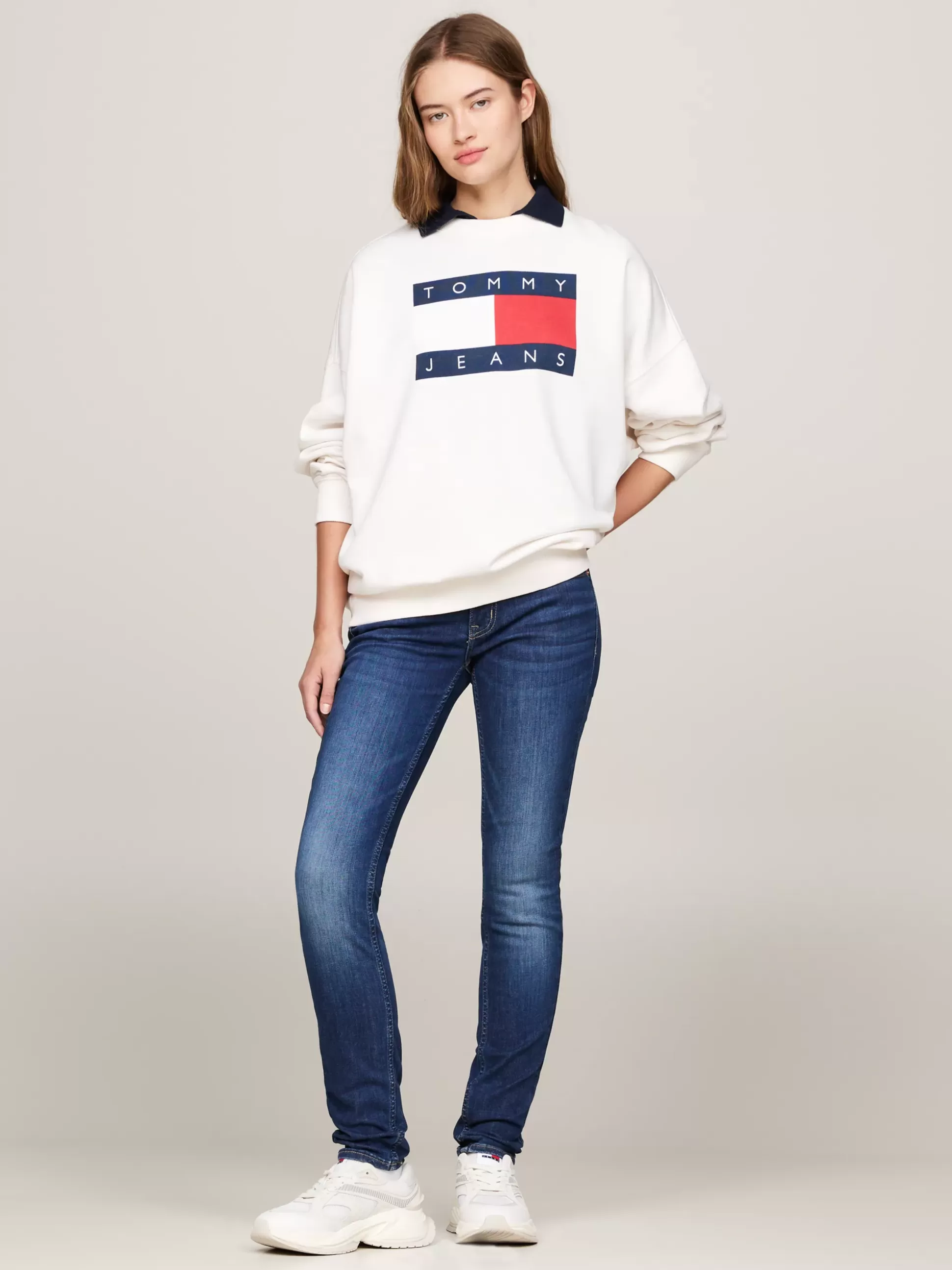 Tommy Hilfiger Jeansy^Obcisłe Jeansy Sophie Z Niskim Stanem