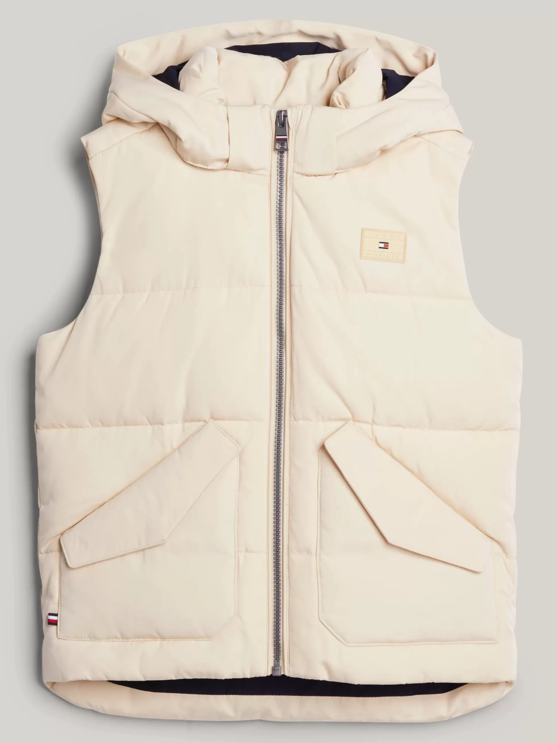 Dzieci Tommy Hilfiger Kurtki^Ocieplana Kamizelka Z Logo Hilfiger Monotype