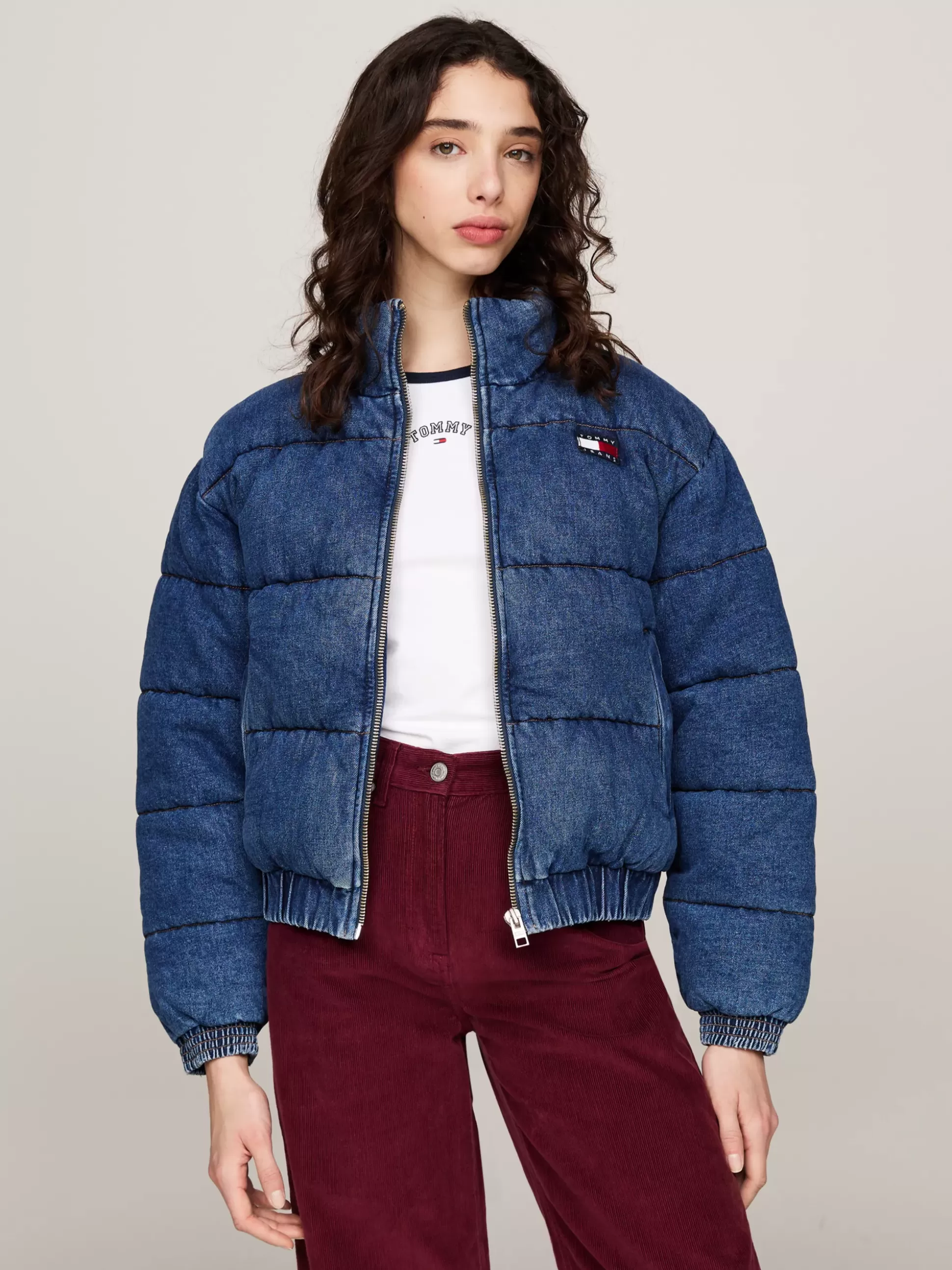 Tommy Hilfiger Kurtki & Płaszcze^Ocieplana Kurtka Jeansowa