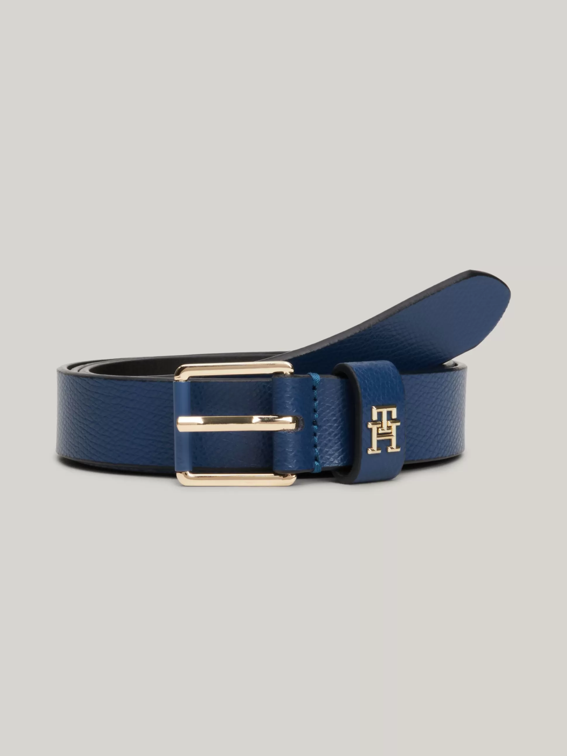 Tommy Hilfiger Paski^Pasek Heritage Ze Skóry O Groszkowanej Fakturze