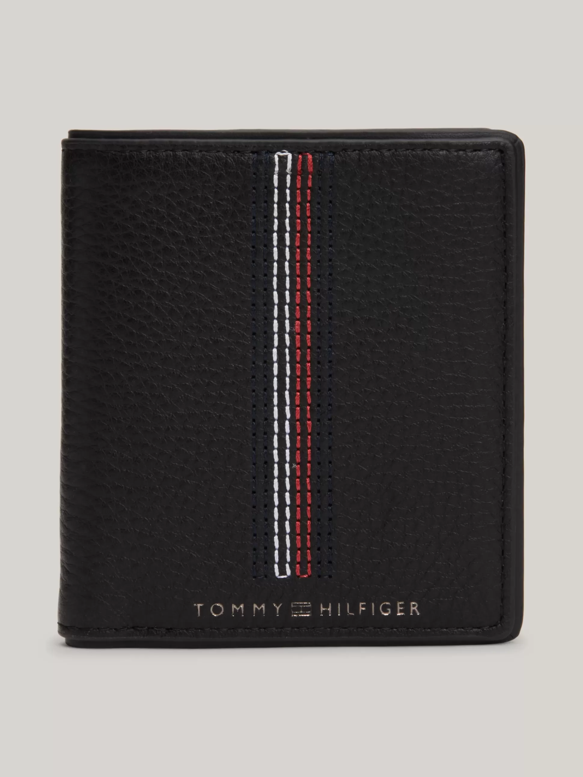 Tommy Hilfiger Portfele & Breloczki Do Kluczy^Potrójnie Składany Skórzany Portfel Casual