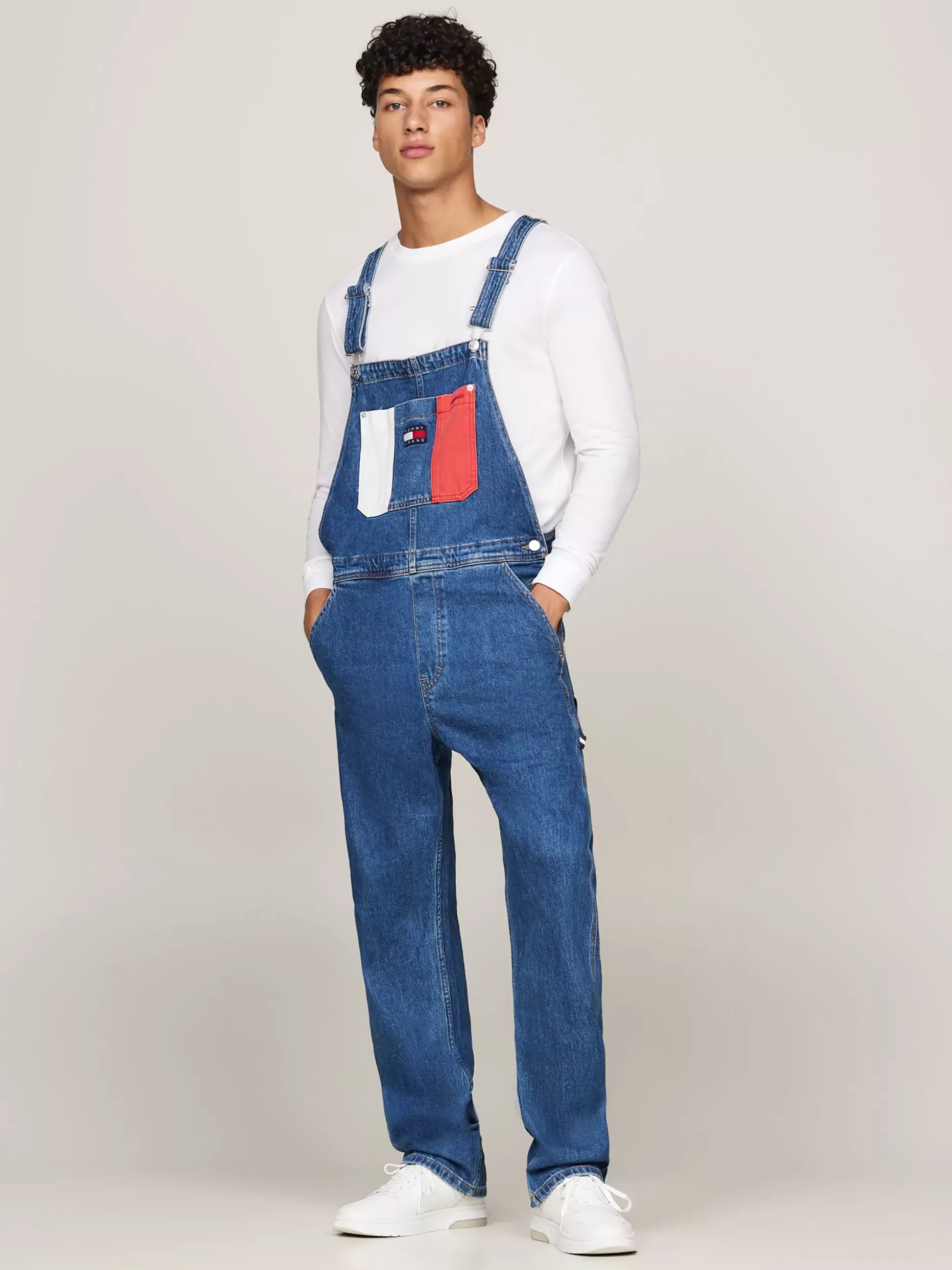 Tommy Hilfiger Jeansy^Proste Jeansowe Ogrodniczki Ryan