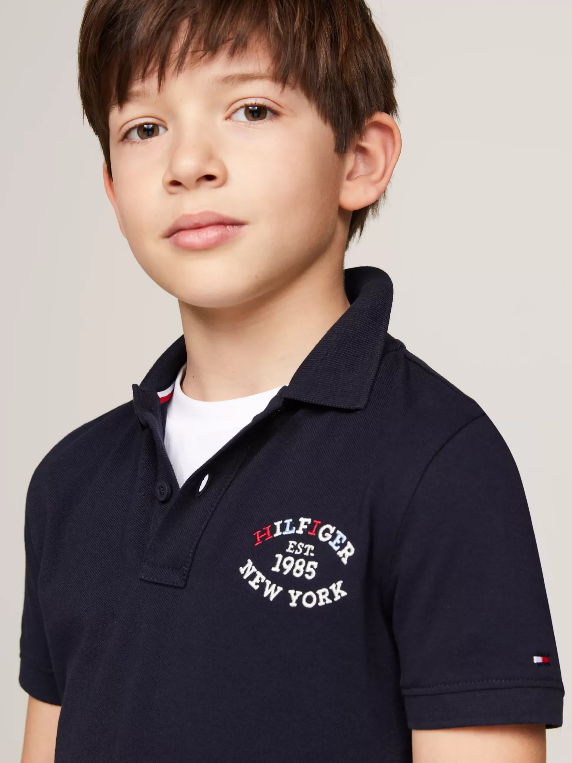 Dzieci Tommy Hilfiger T-Shirty I Koszulki Polo^Regularne Polo Z Logo Hilfiger Monotype