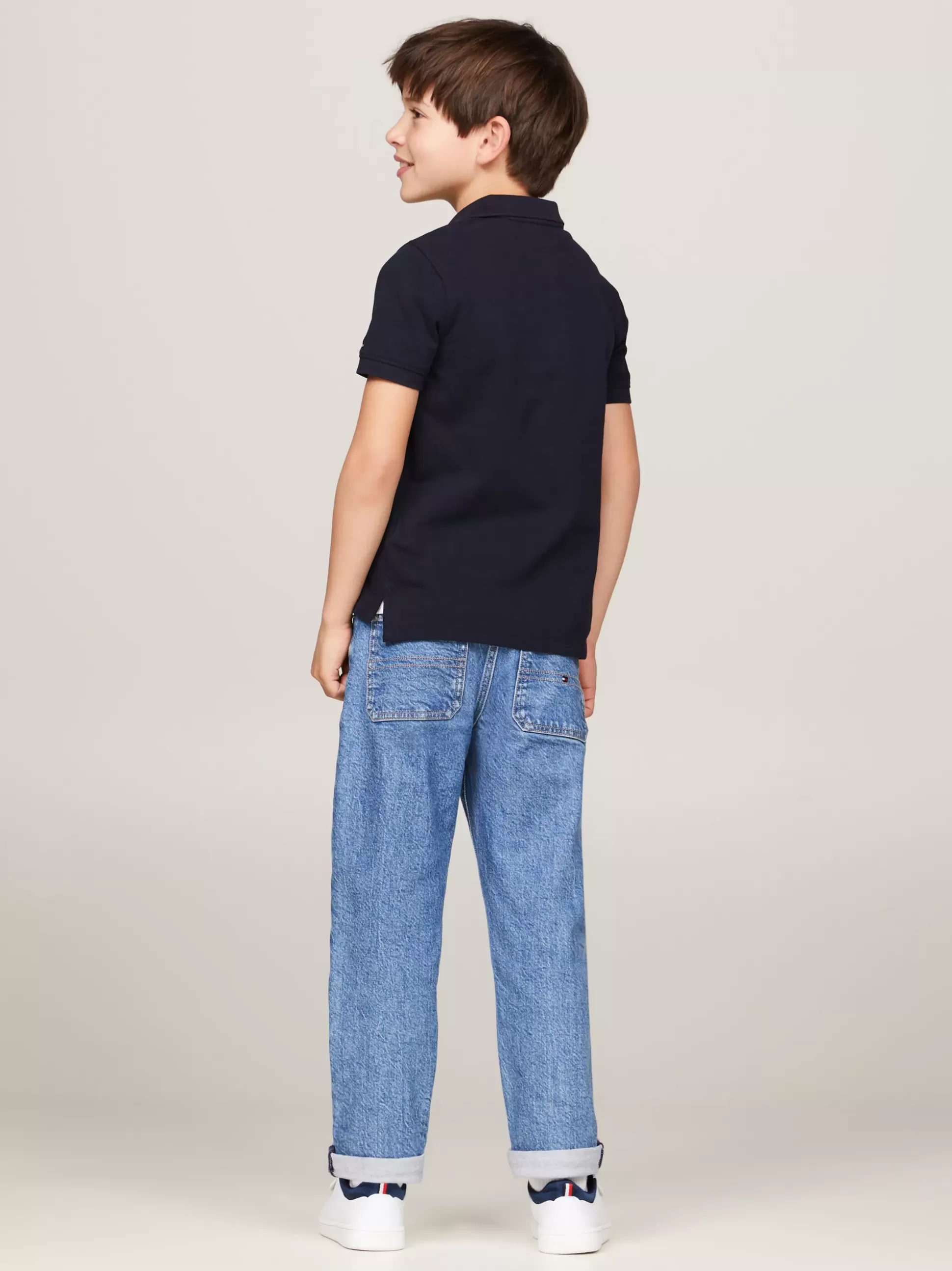Dzieci Tommy Hilfiger T-Shirty I Koszulki Polo^Regularne Polo Z Logo Hilfiger Monotype