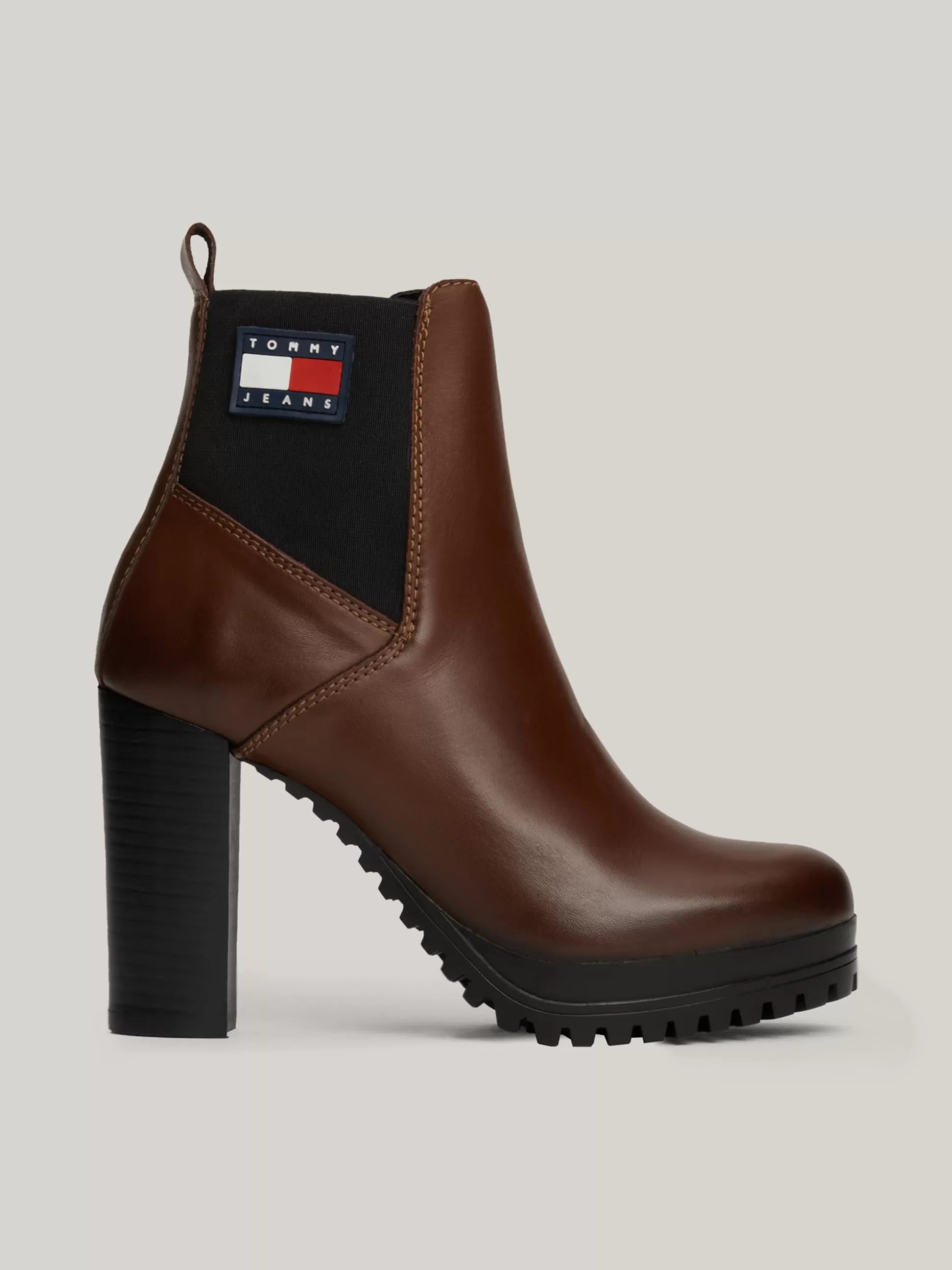 Tommy Hilfiger Botki Do Kostki | Botki^Skórzane Buty Do Kostki Na Wysokim Obcasie