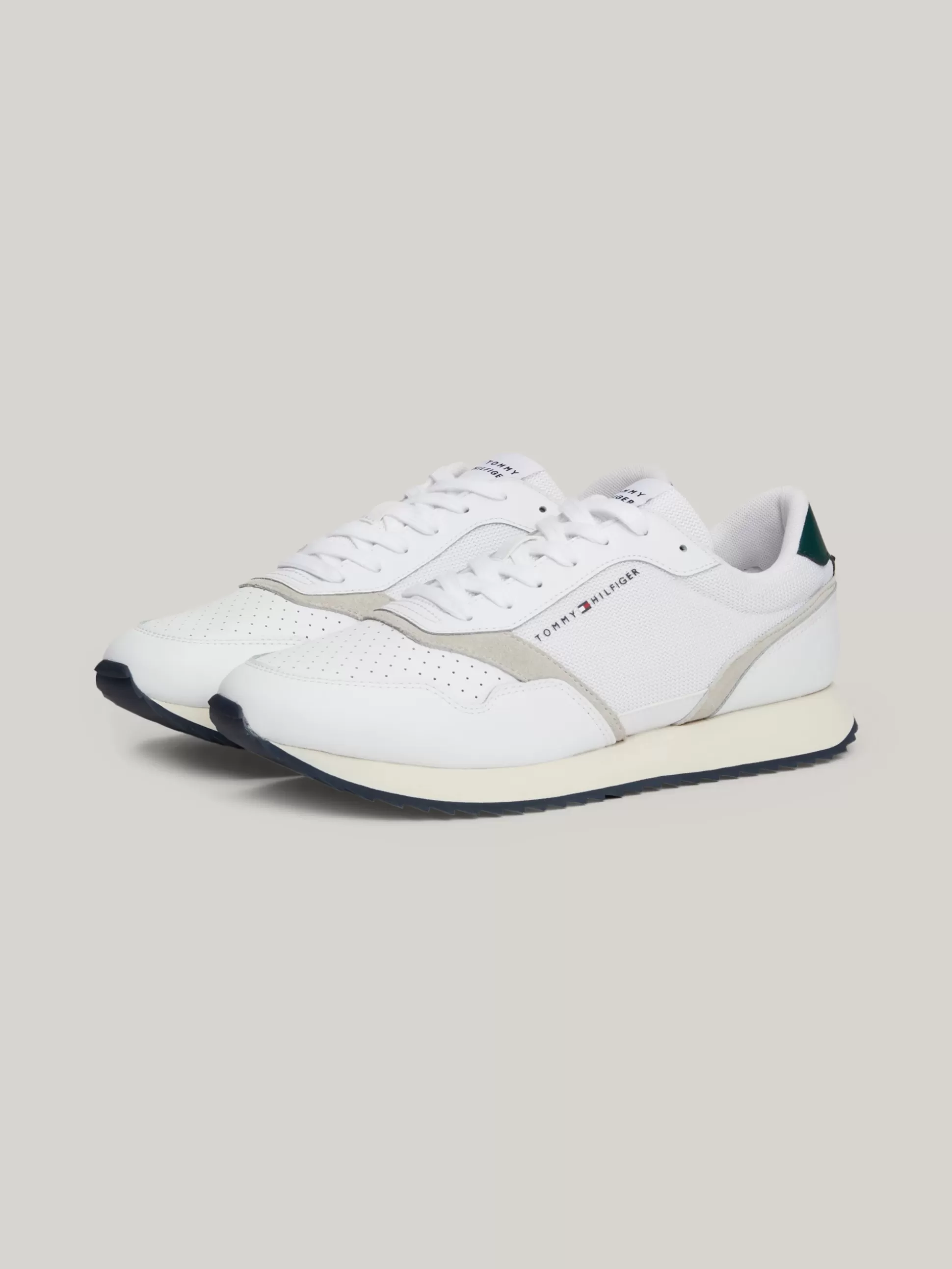 Tommy Hilfiger White Trainers | Sneakersy^Skórzane Buty Sportowe