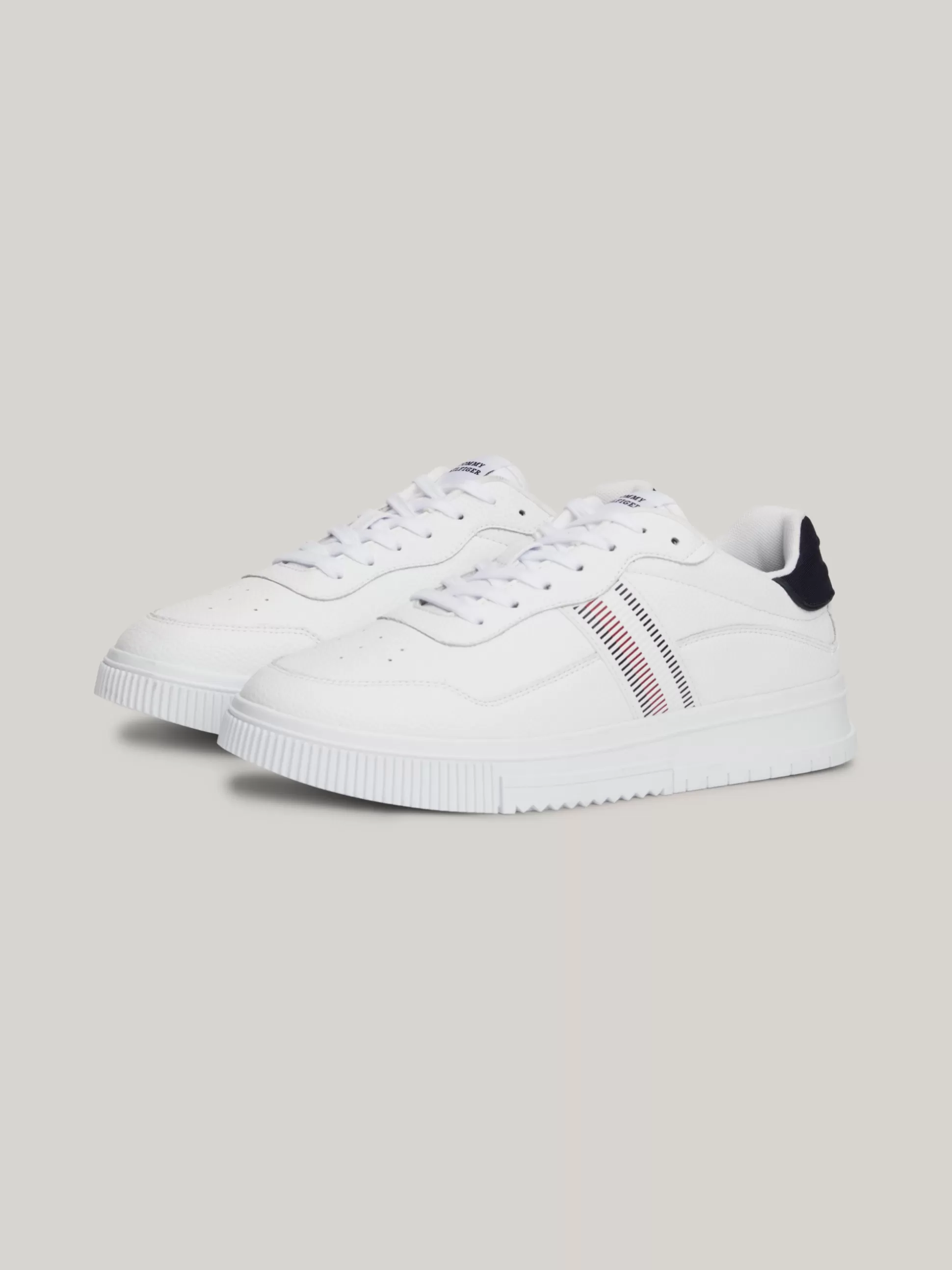 Tommy Hilfiger White Trainers | Sneakersy^Skórzane Buty Sportowe