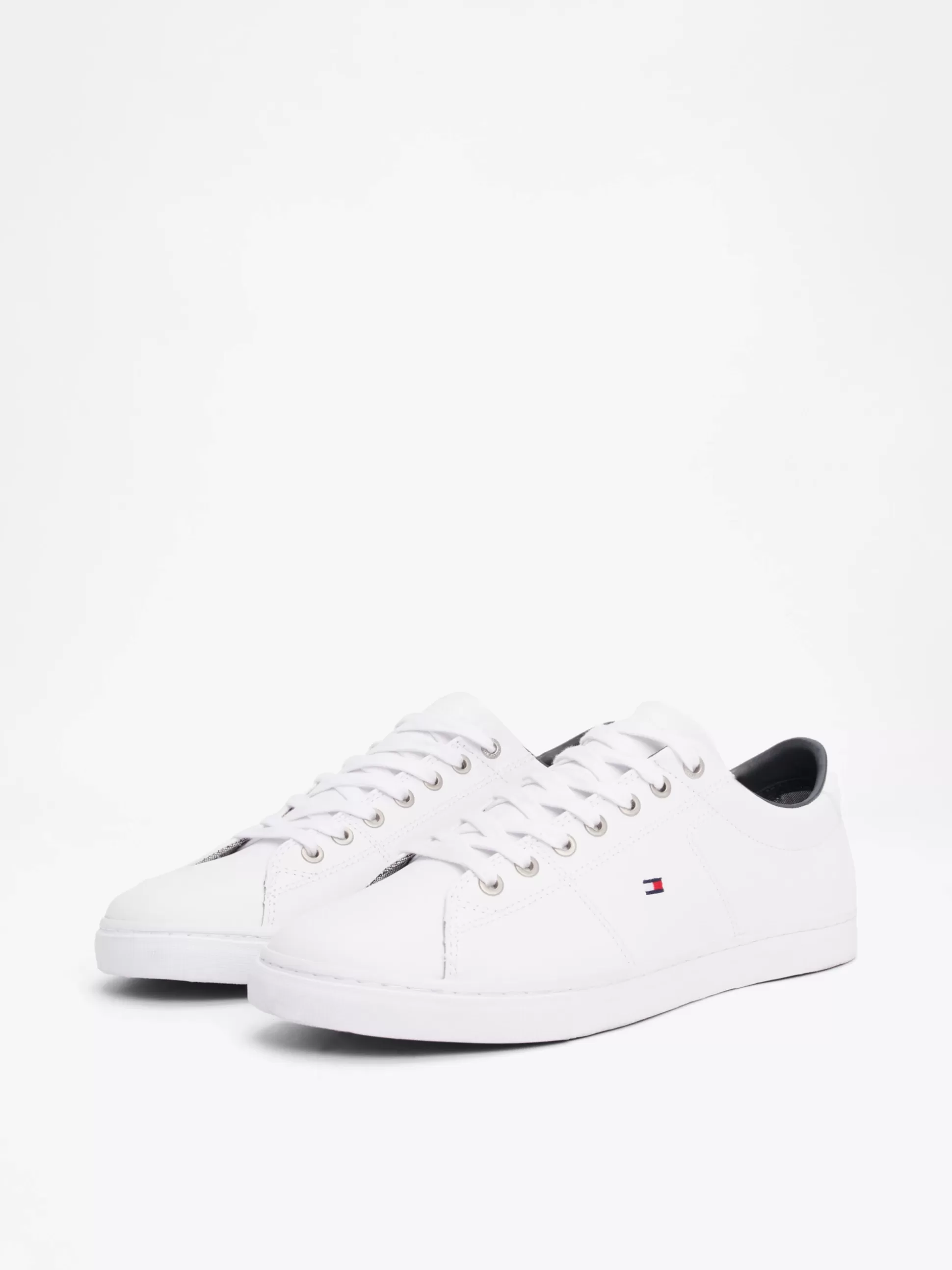 Tommy Hilfiger White Trainers | Sneakersy^Skórzane Buty Sportowe Essential