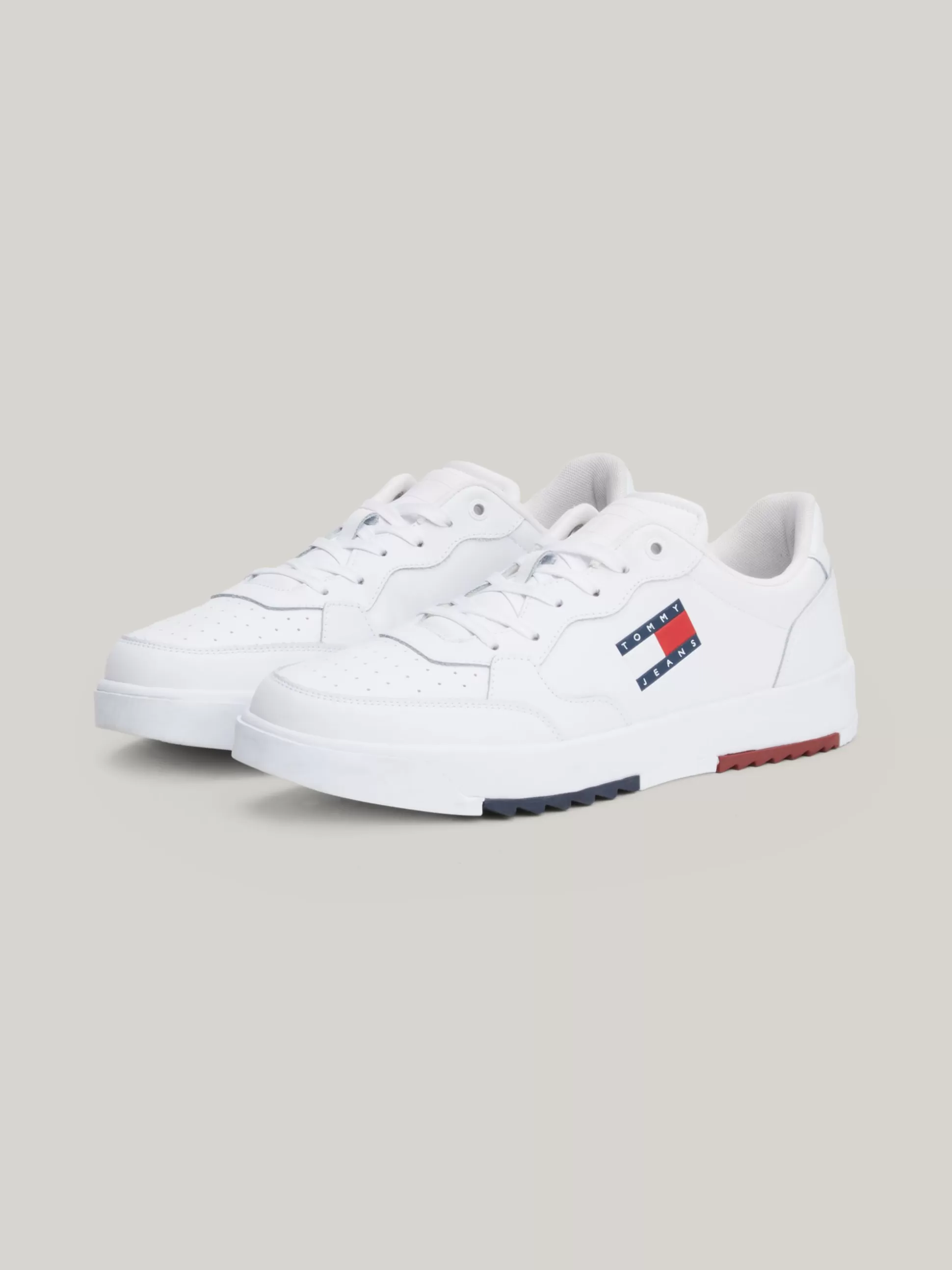 Tommy Hilfiger White Trainers | Sneakersy^Skórzane Buty Sportowe Essential