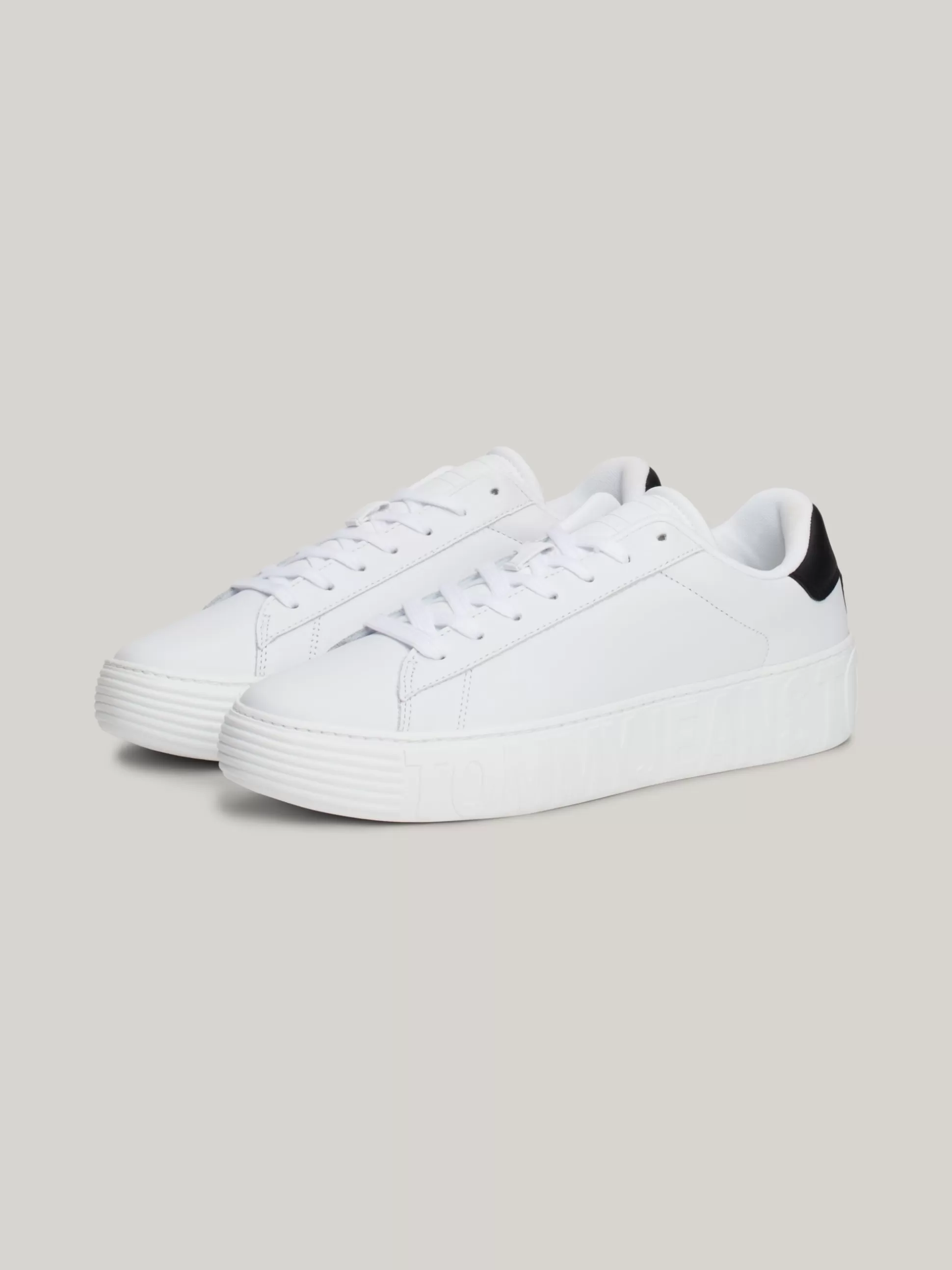 Tommy Hilfiger White Trainers | Sneakersy^Skórzane Buty Sportowe Essential