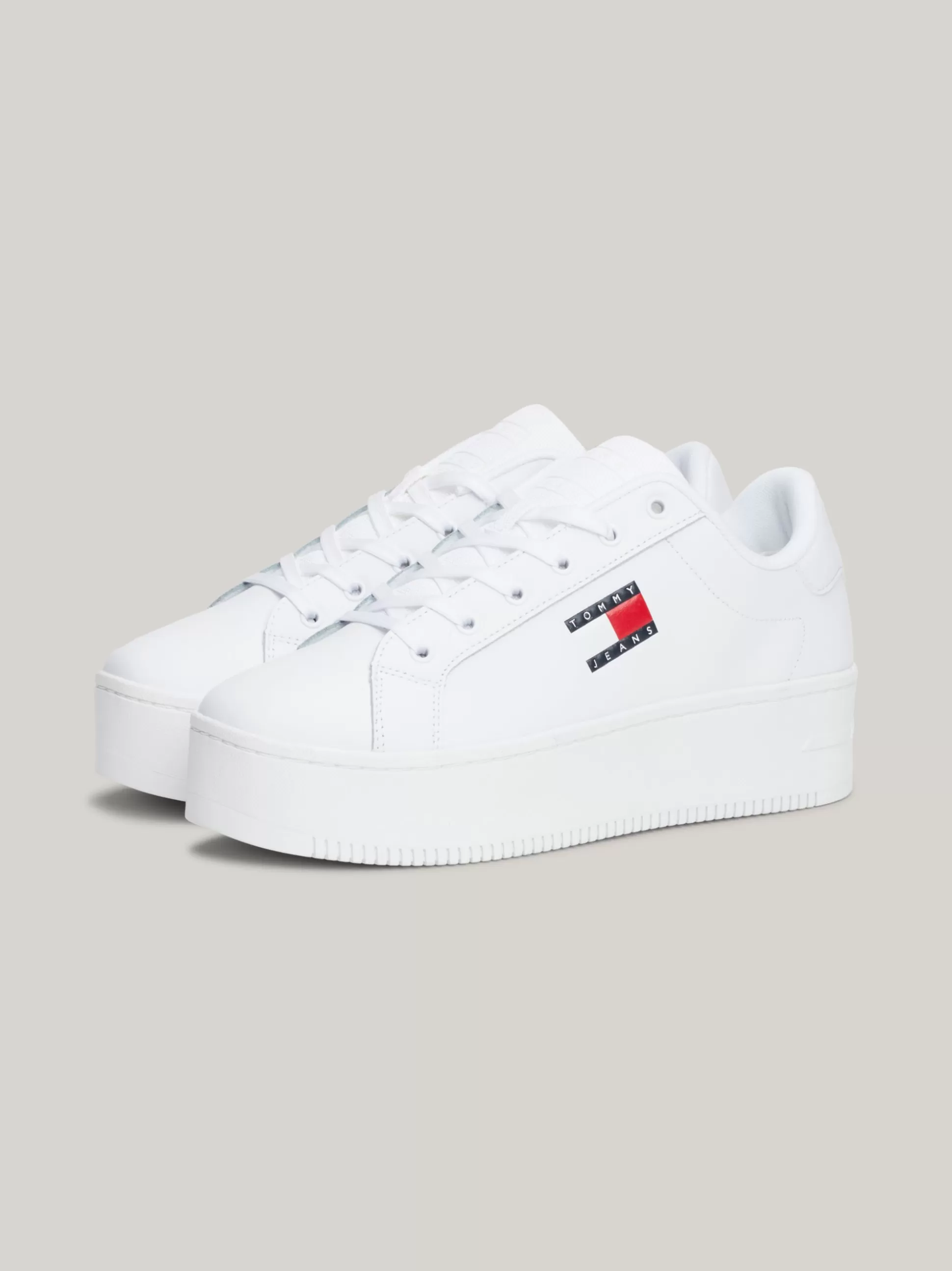 Tommy Hilfiger Sneakersy^Skórzane Buty Sportowe Na Platformie