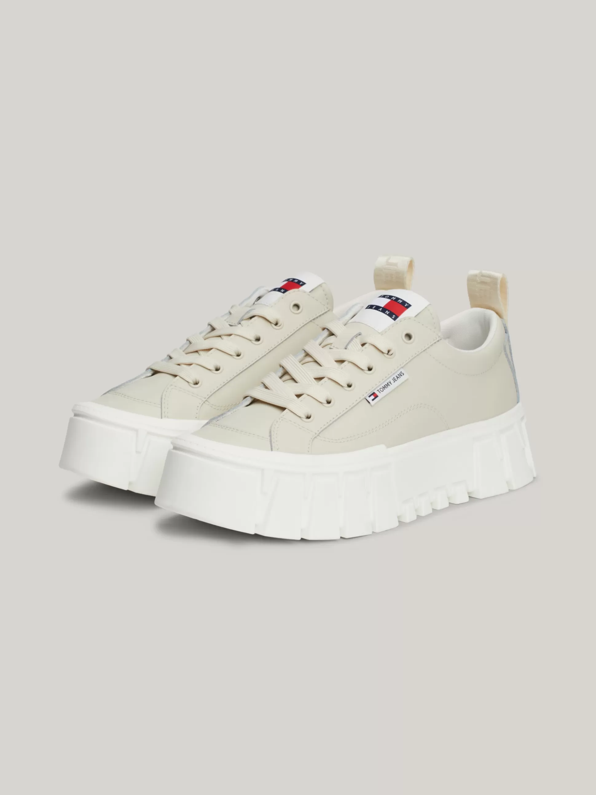 Tommy Hilfiger Sneakersy^Skórzane Buty Sportowe Na Platformie