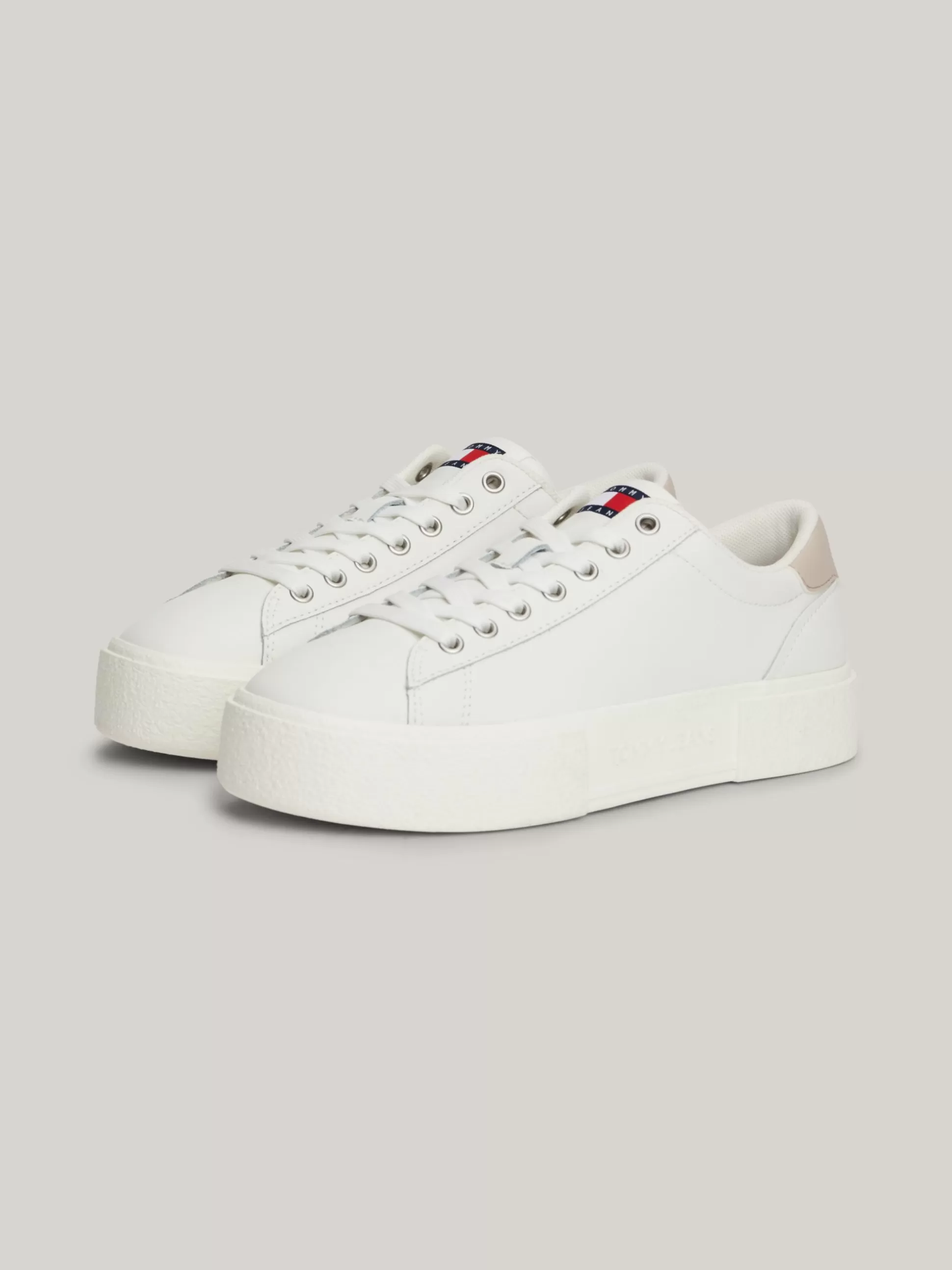 Tommy Hilfiger Sneakersy^Skórzane Buty Sportowe Na Platformie