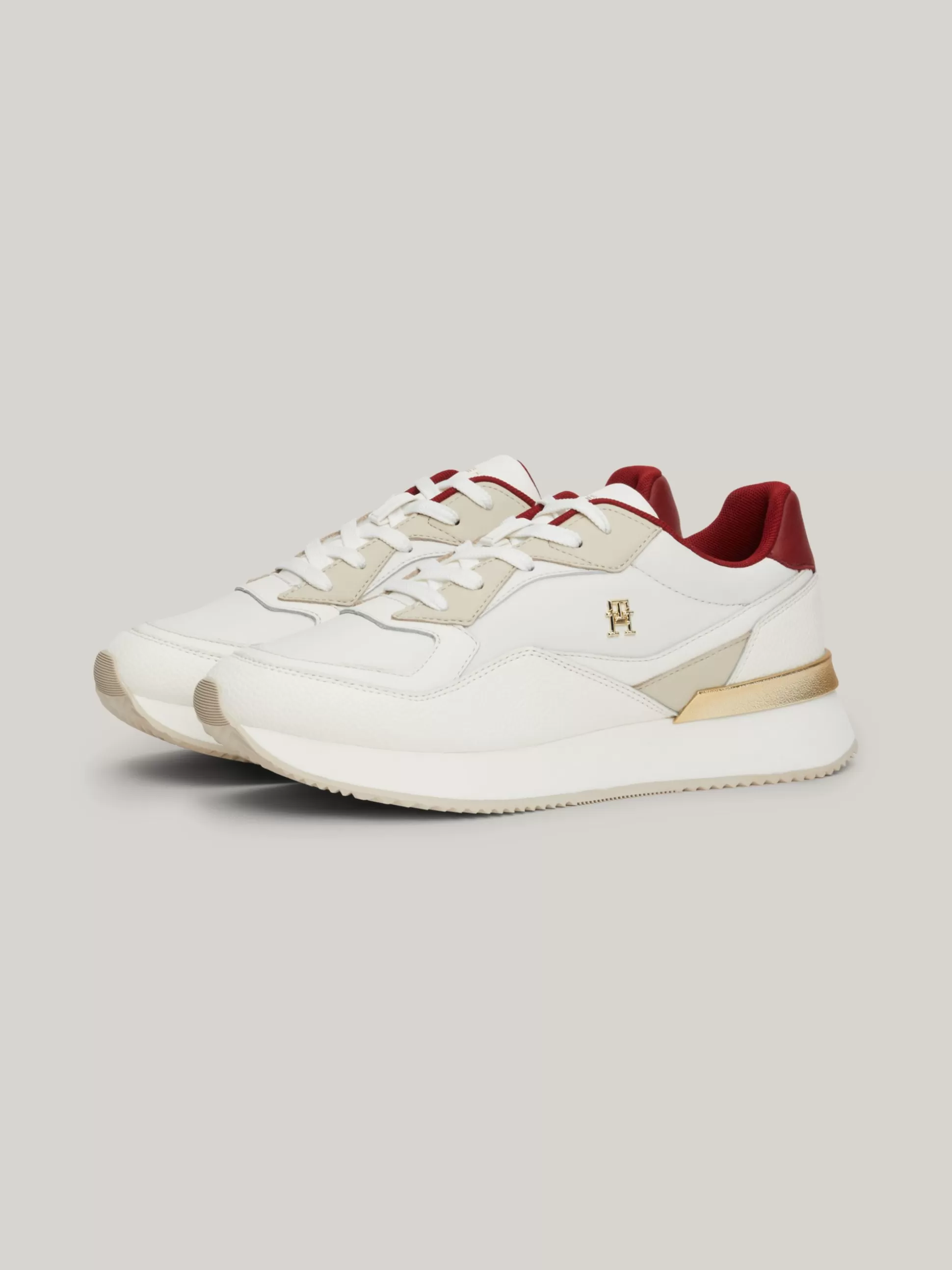 Tommy Hilfiger Sneakersy^Skórzane Buty Sportowe TH Monogram