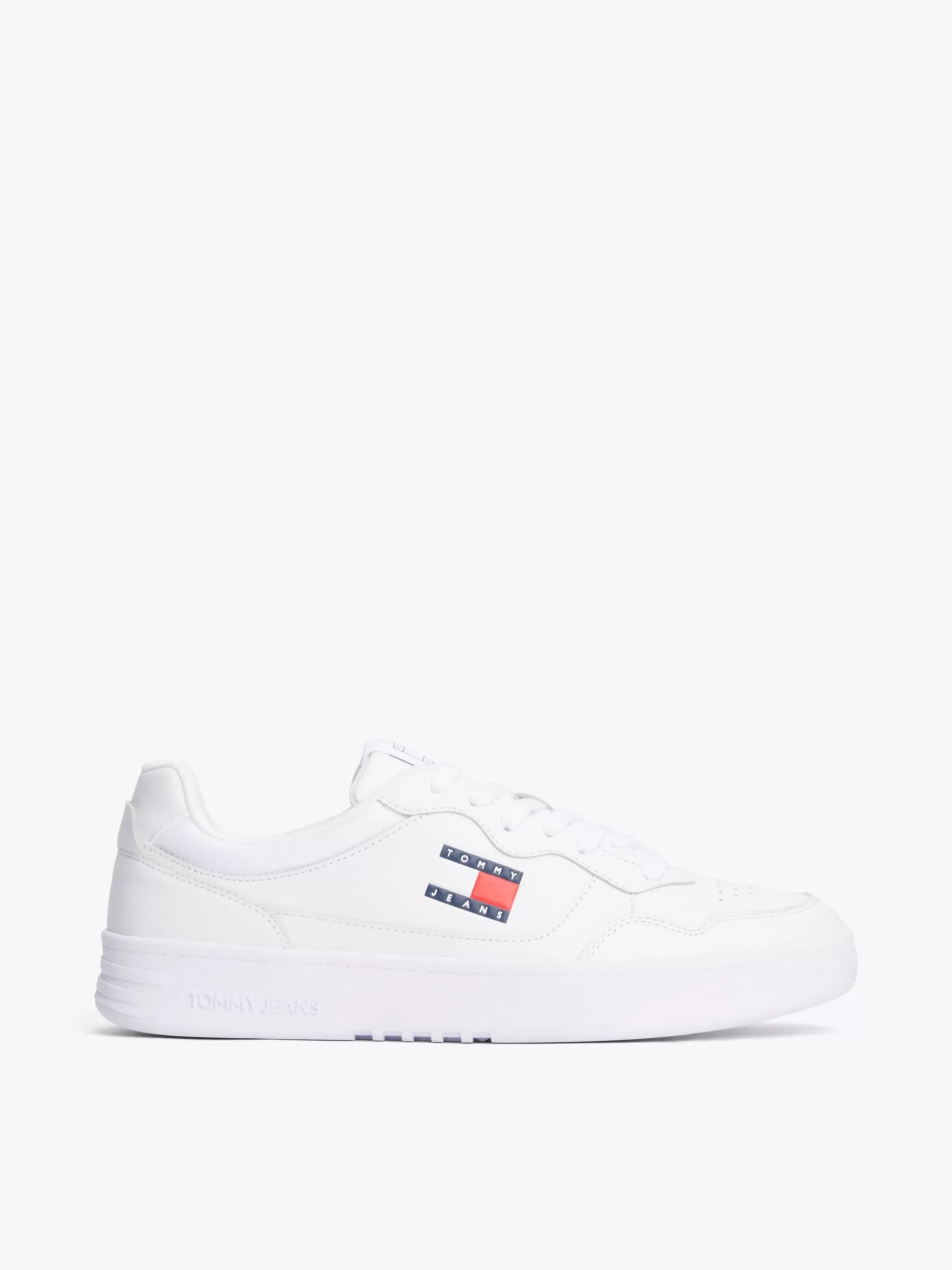 Tommy Hilfiger White Trainers | Sneakersy^Skórzane Buty Sportowe Z Logo