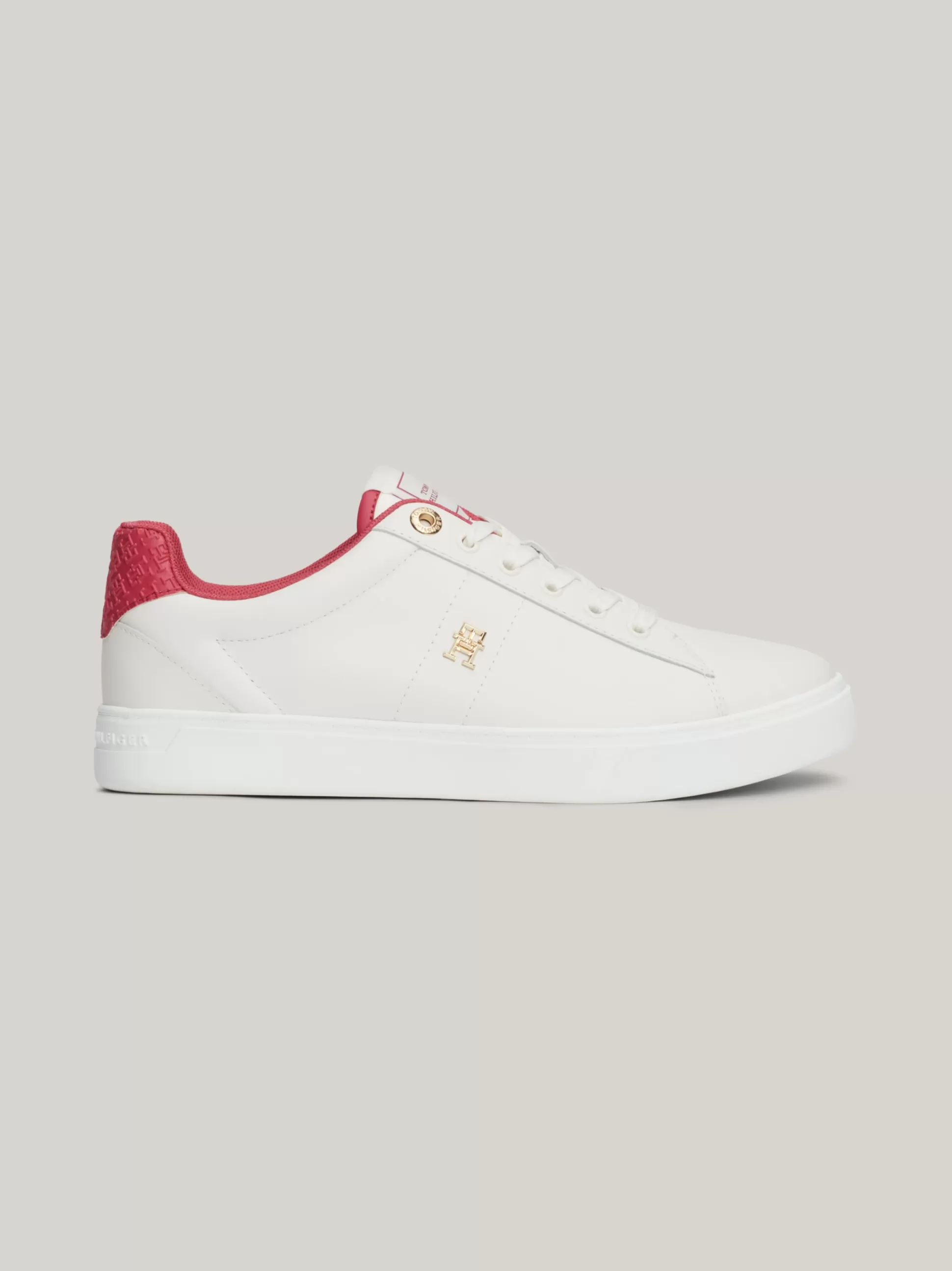 Tommy Hilfiger Sneakersy^Skórzane Buty Sportowe Z Monogramem TH